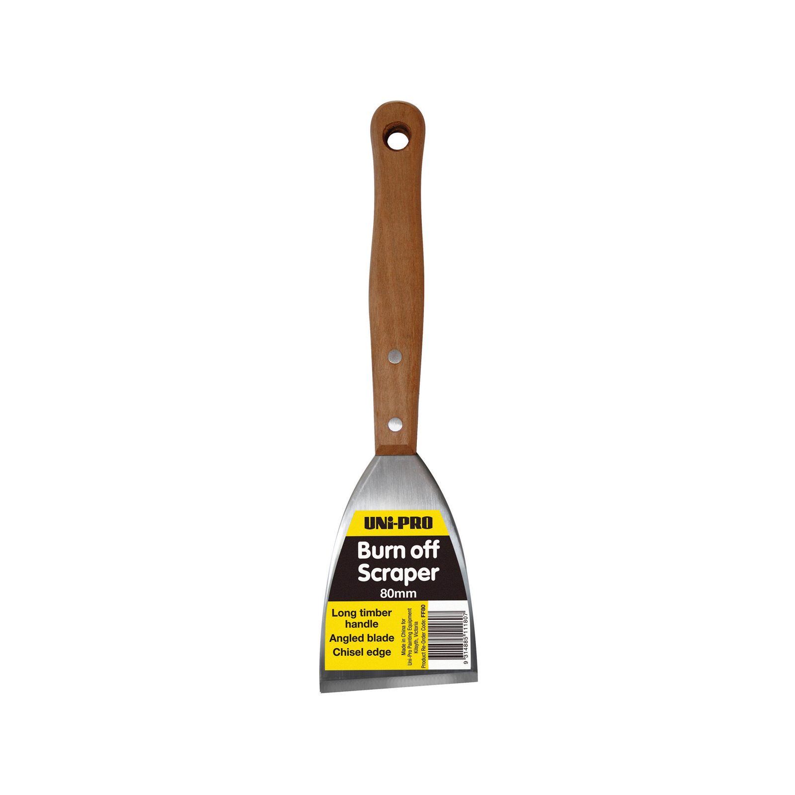 UNiPRO 80mm Burn Off Paint Scraper Bunnings Australia