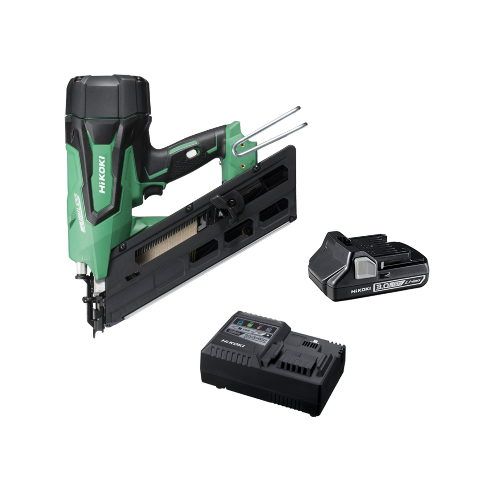 HiKOKI 18V Gasless 90mm Framing Nailer Kit Bunnings Australia