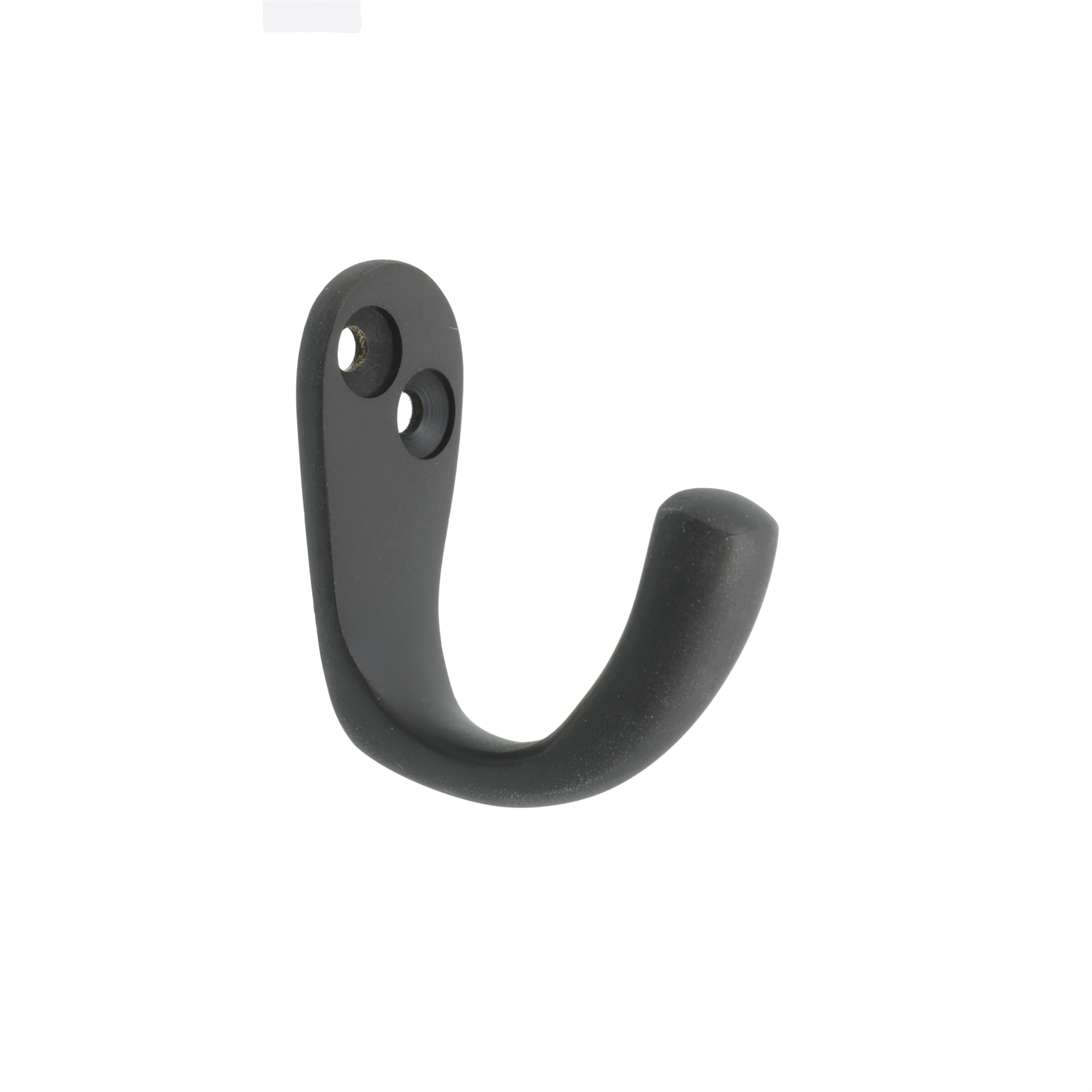 Zenith 40mm Matte Black Single Robe Hook - Bunnings Australia