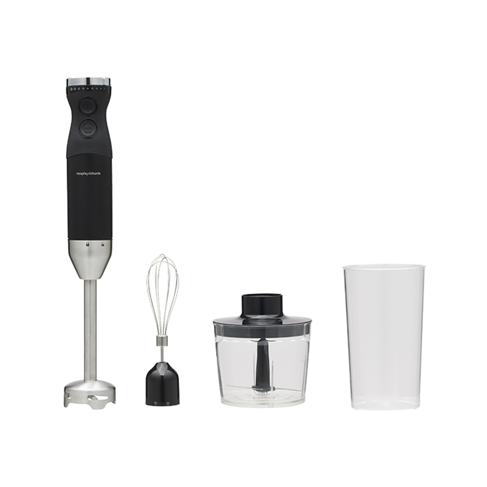 Morphy Richards Electric Hand Held Stick Blender Set Black 800W