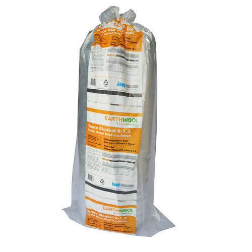 Earthwool Space Blanket R1.3 55mm x 1200mm x 15000mm 18m² Insulation