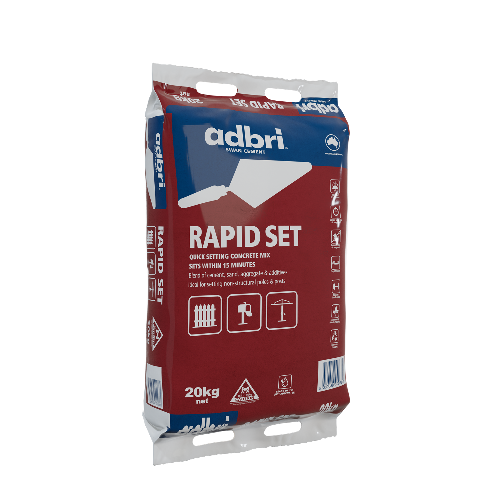 Swan Cement 20kg Rapid Set Concrete Bunnings Australia