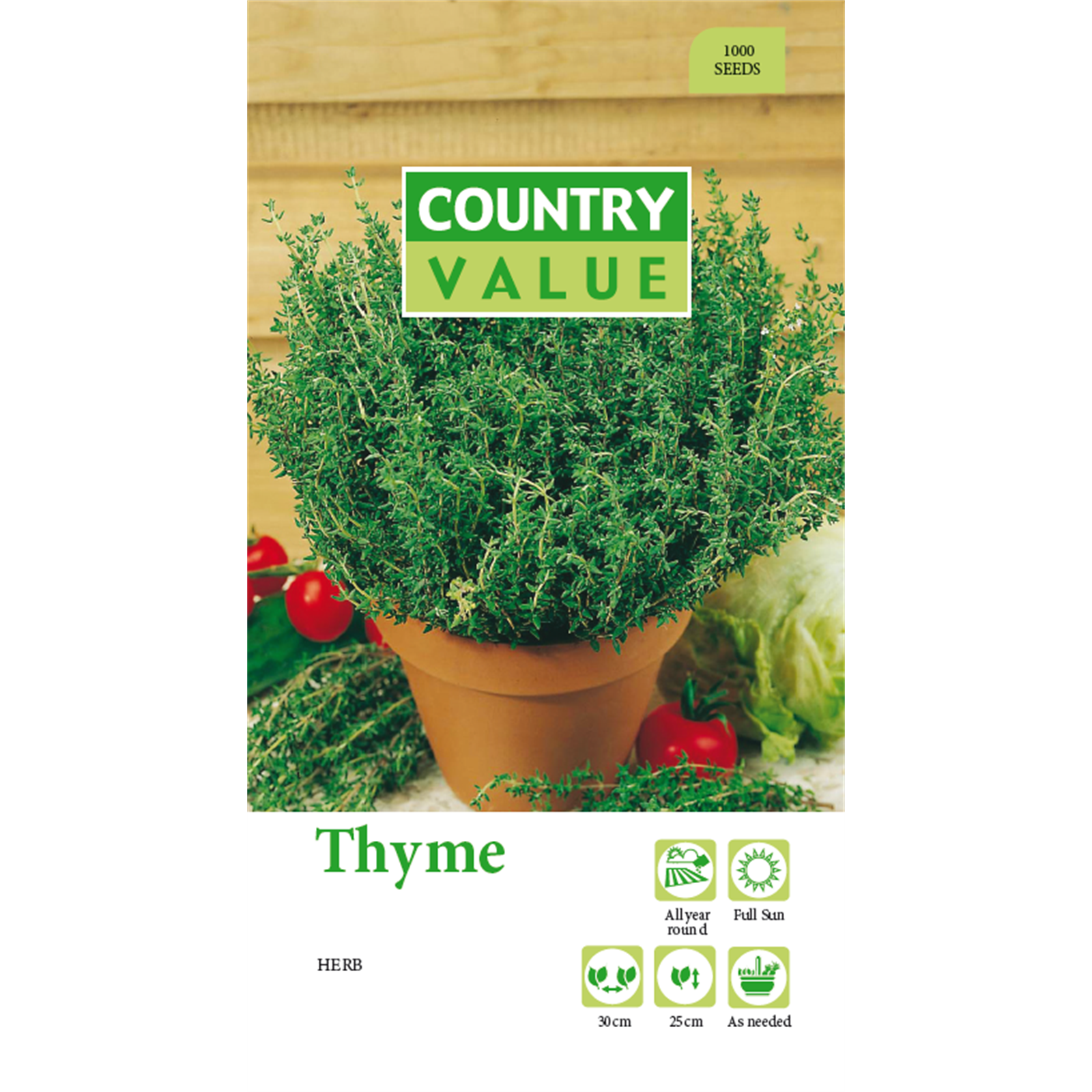 Country Value Thyme Seeds Bunnings Australia