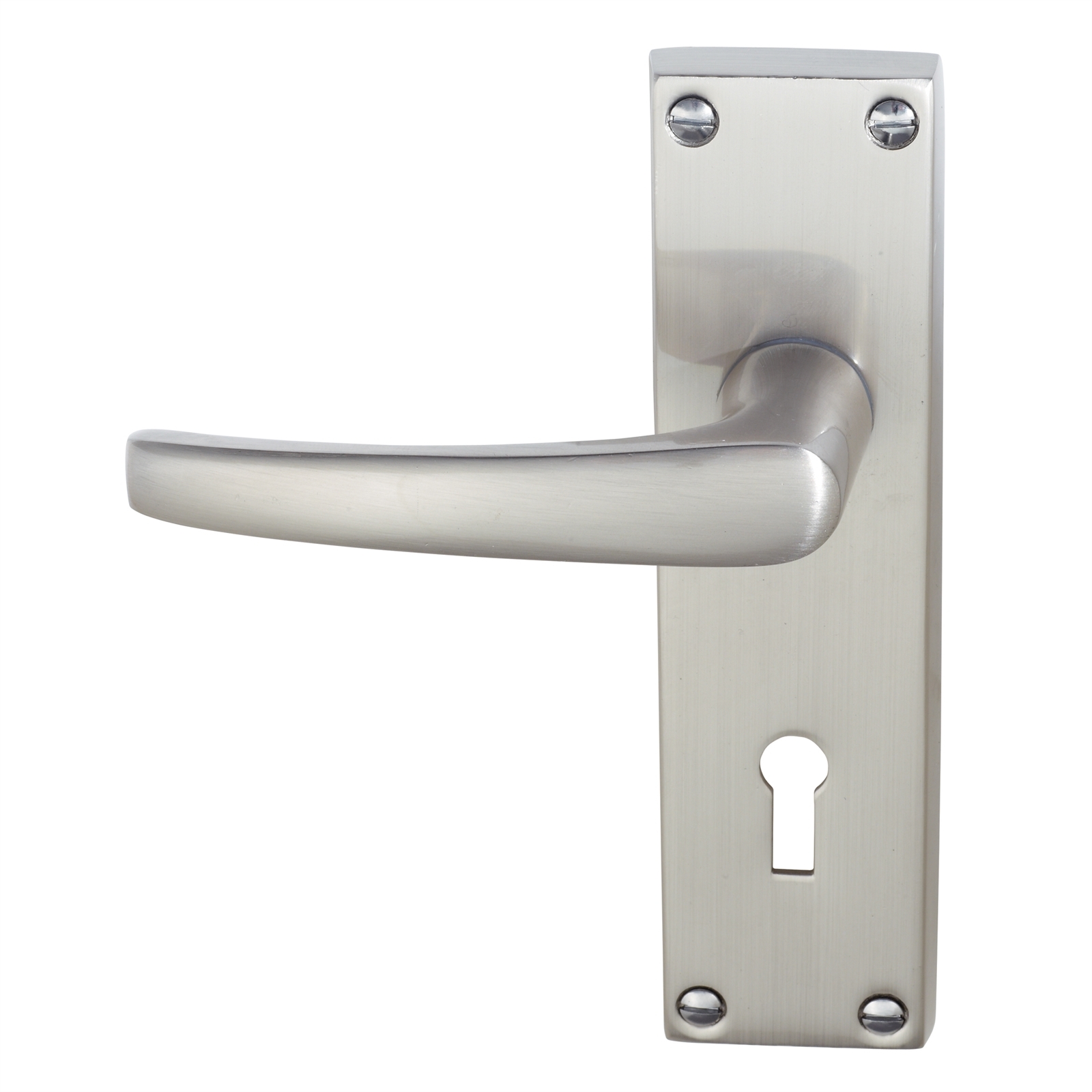 Windsor Brass 155 x 42mm Brushed Nickel Lever Lock - Bunnings New Zealand