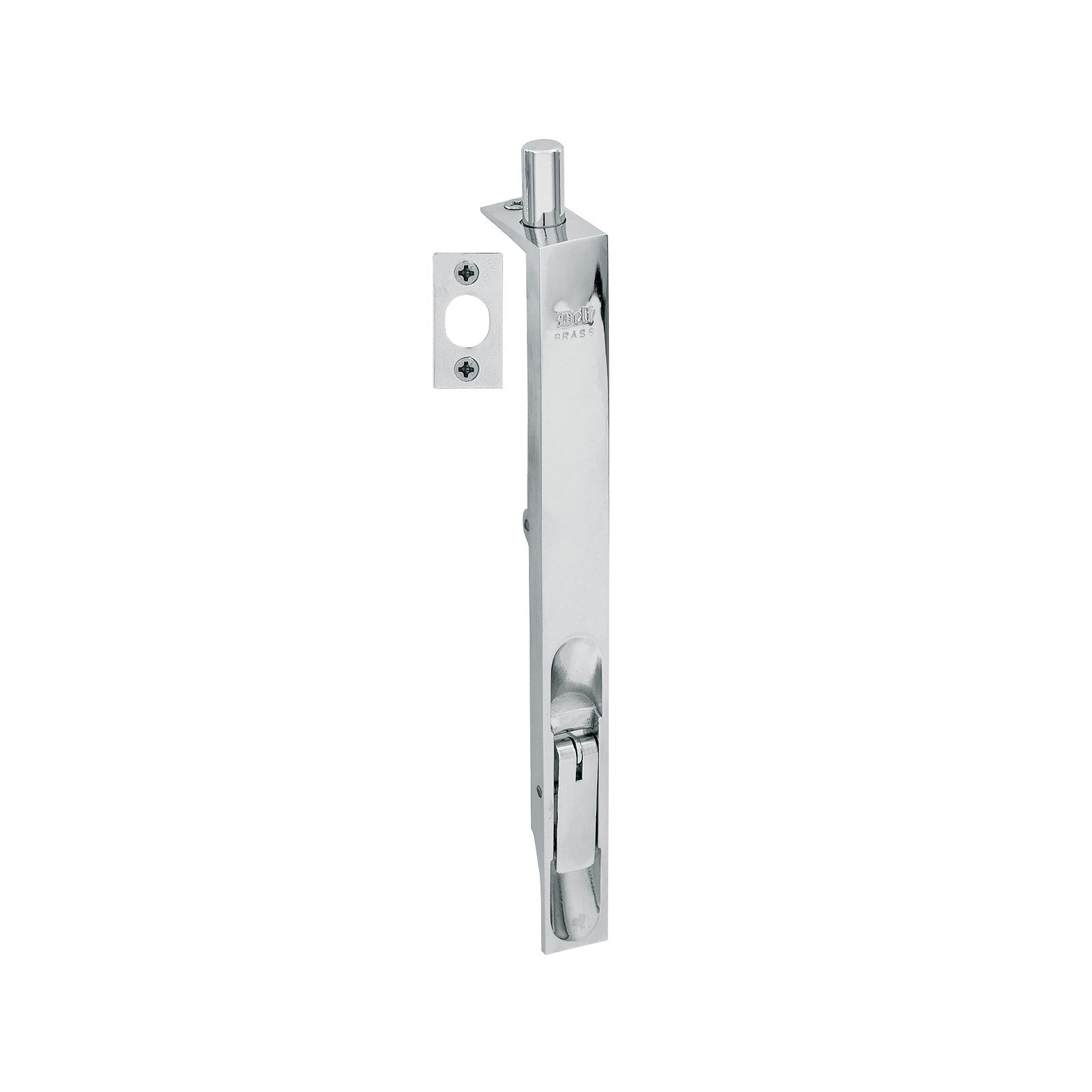 Delf Trade 250 x 18mm Bright Chrome Flush Bolt Bunnings Australia