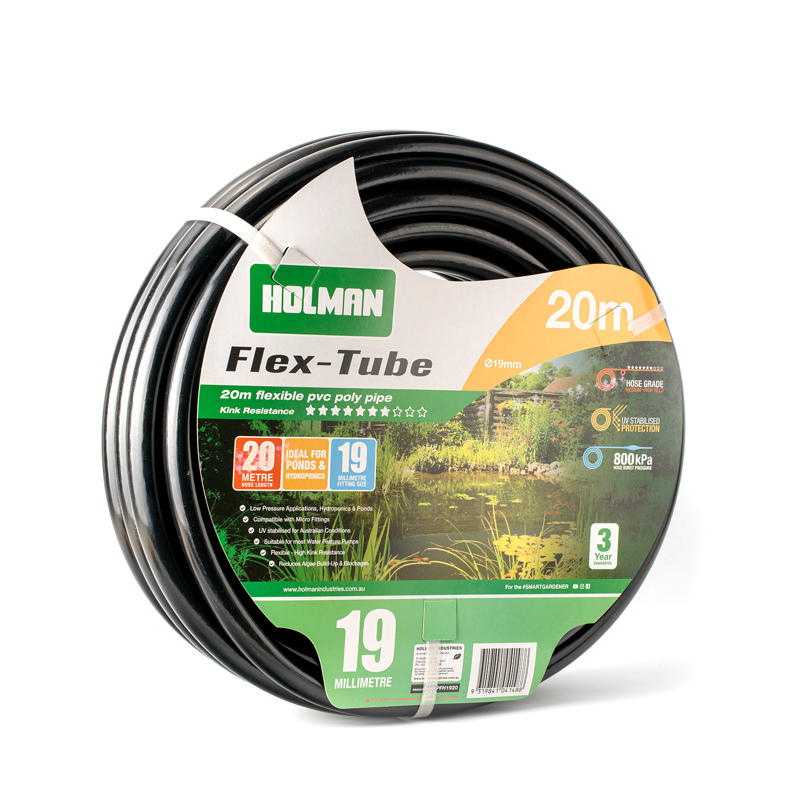 Holman 19mm x 20m Black FlexTube Bunnings Australia