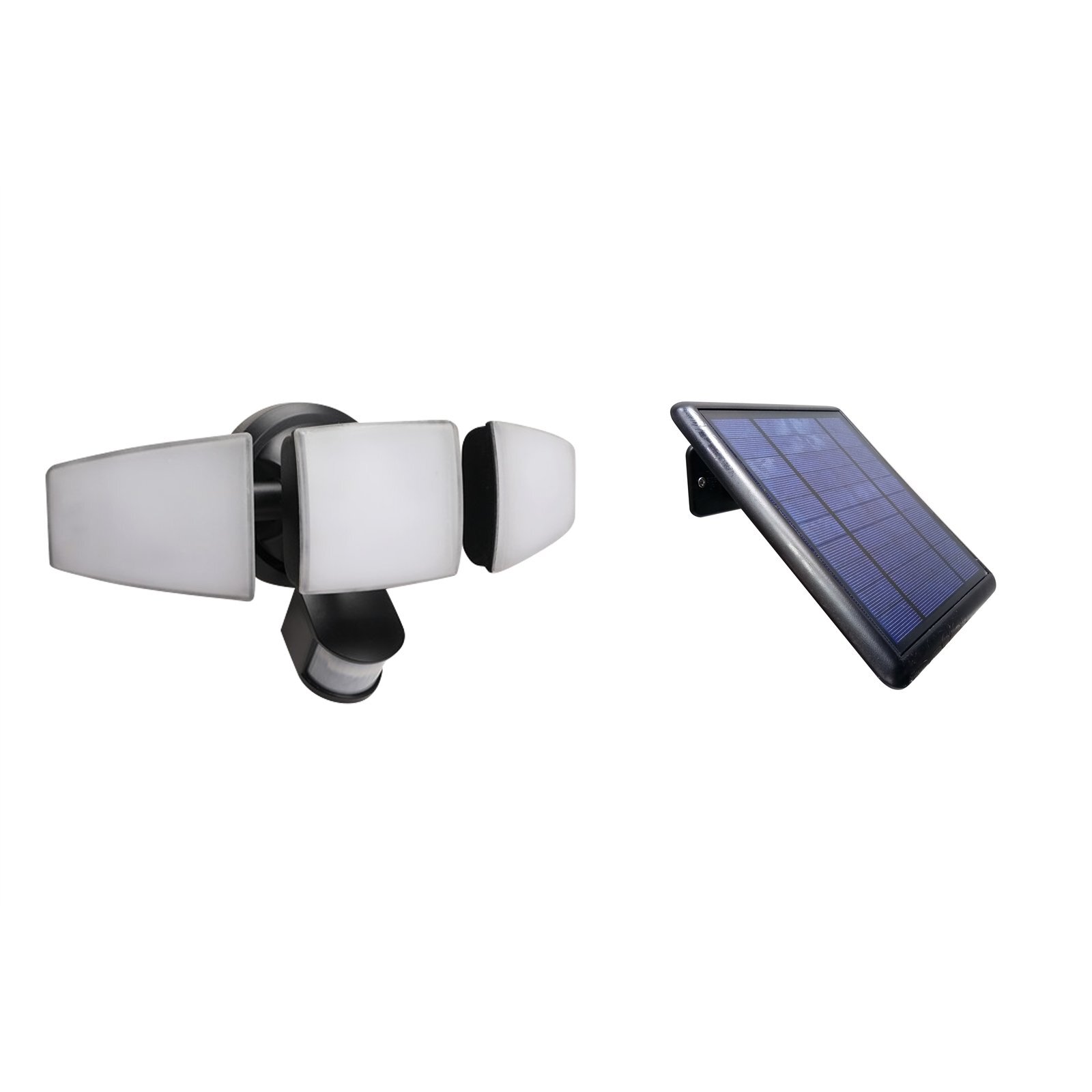 Solar Magic 1500lm 3 Head Solar Security Light Bunnings Australia