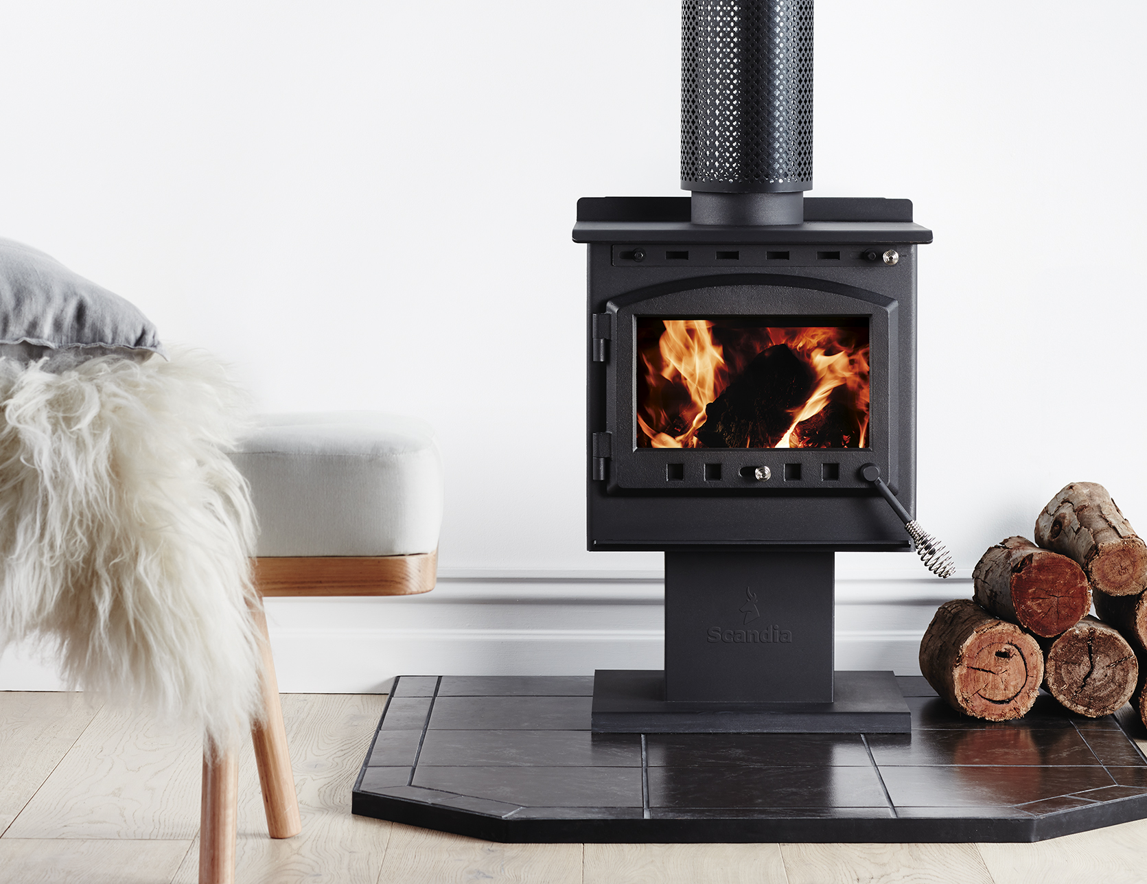 Scandia Supremacy 300 Indoor Wood Heater - Bunnings Australia