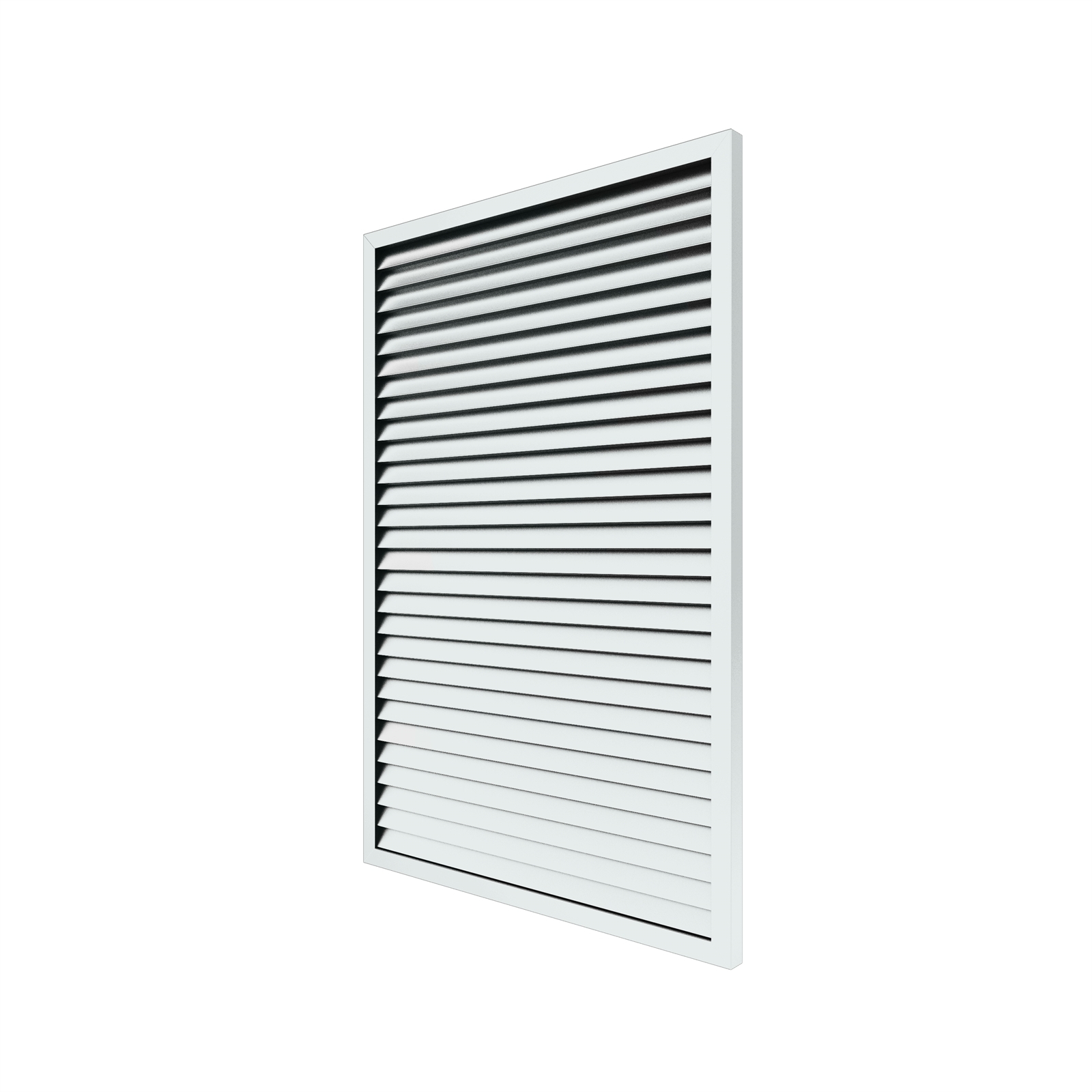 Protector Aluminium 1200 x 1800mm Welded 65 x 16mm Louver Panel - Pearl ...