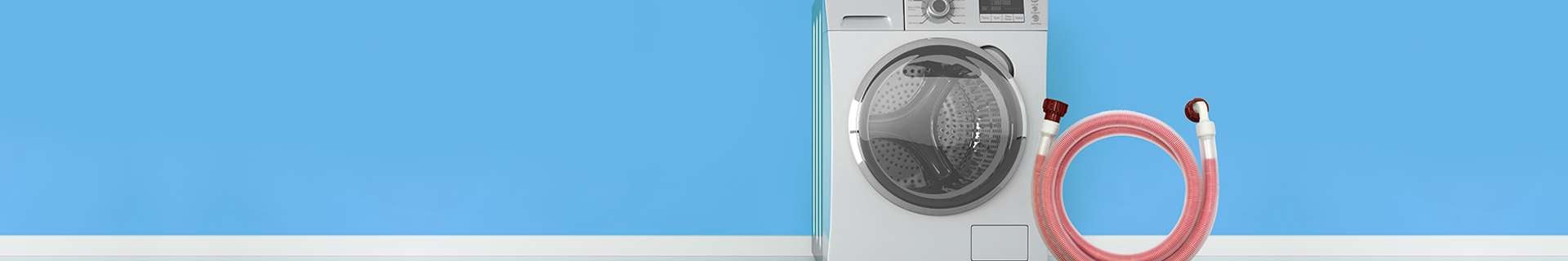 Washing machine and hose.
