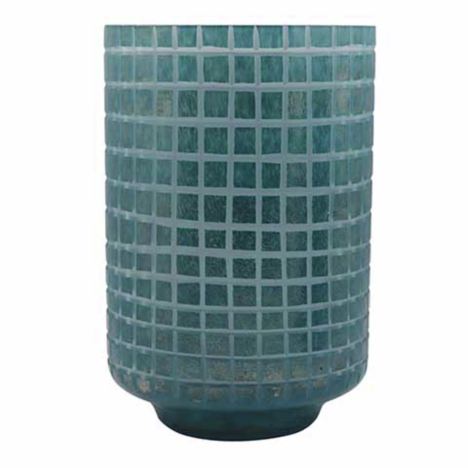 Madras Link Large Blue Glass Cross Hatch Vase Bunnings Australia