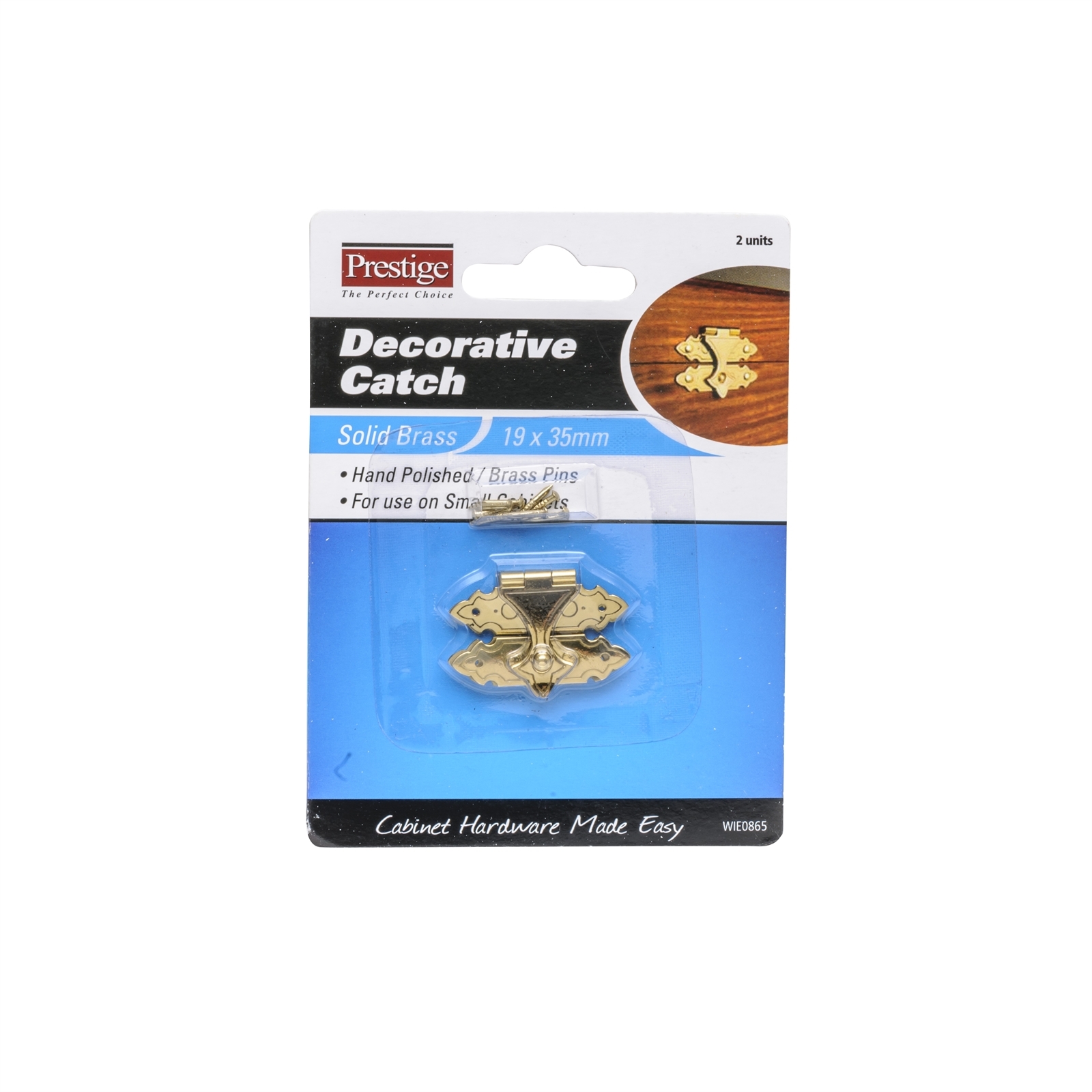 Prestige 35 x 19mm Decorative Brass Catch Bunnings Australia