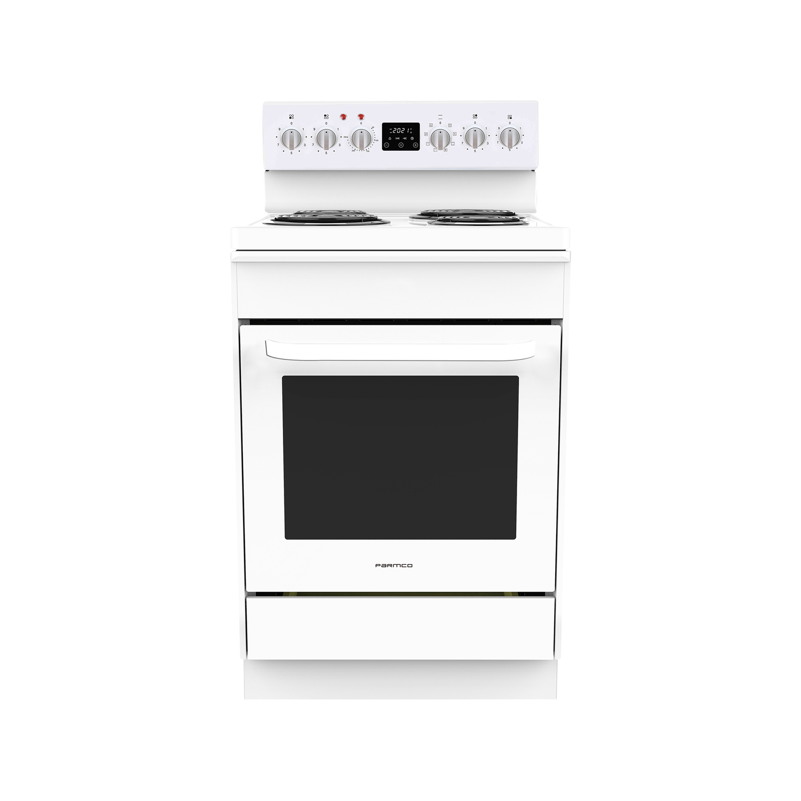 Parmco 600mm 8 Function 76L Radiant Coil Freestanding Oven Bunnings