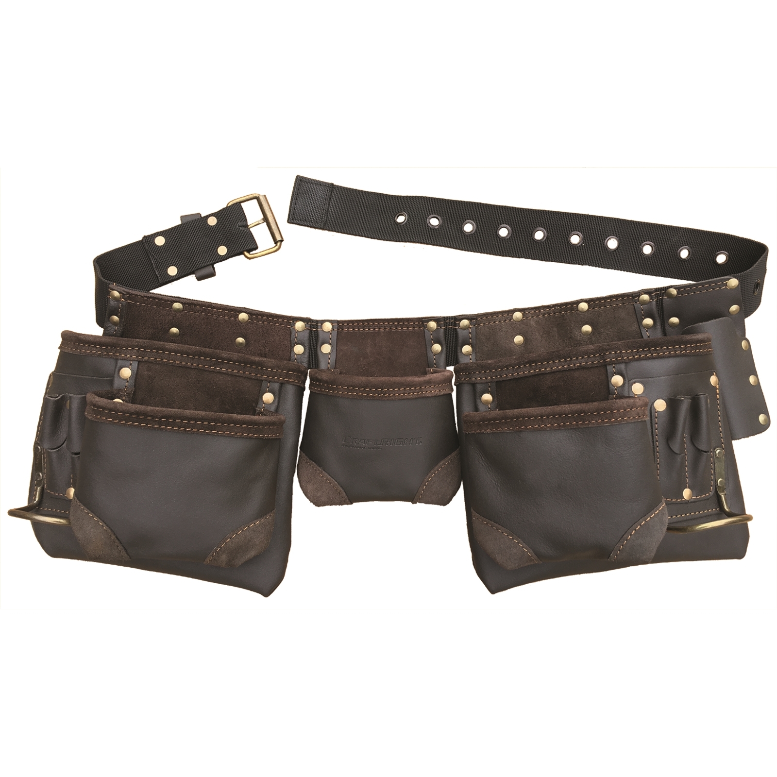Craftright 12 Pockets Leather Tool Belt Bunnings Australia