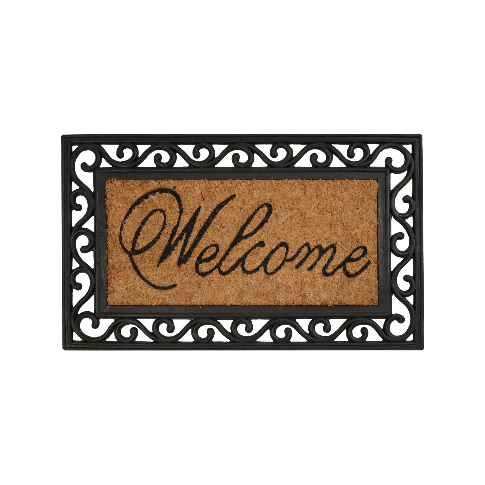 Madras Link 45 x 75cm Rubber And Coir Doormat Bunnings Australia