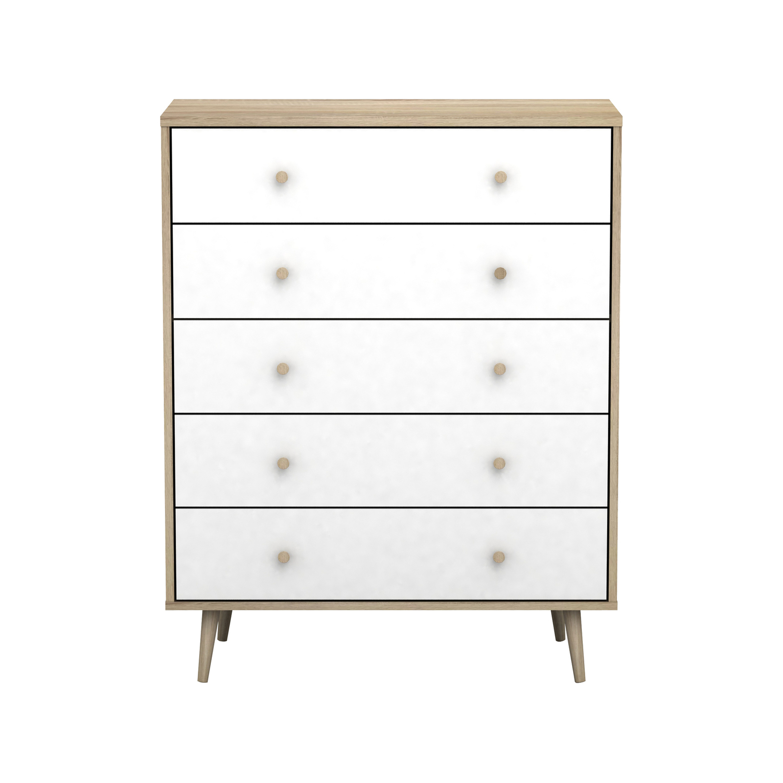 Cosmoliving Adriana Chest Of 5 Drawers Tallboy Dressers Storage