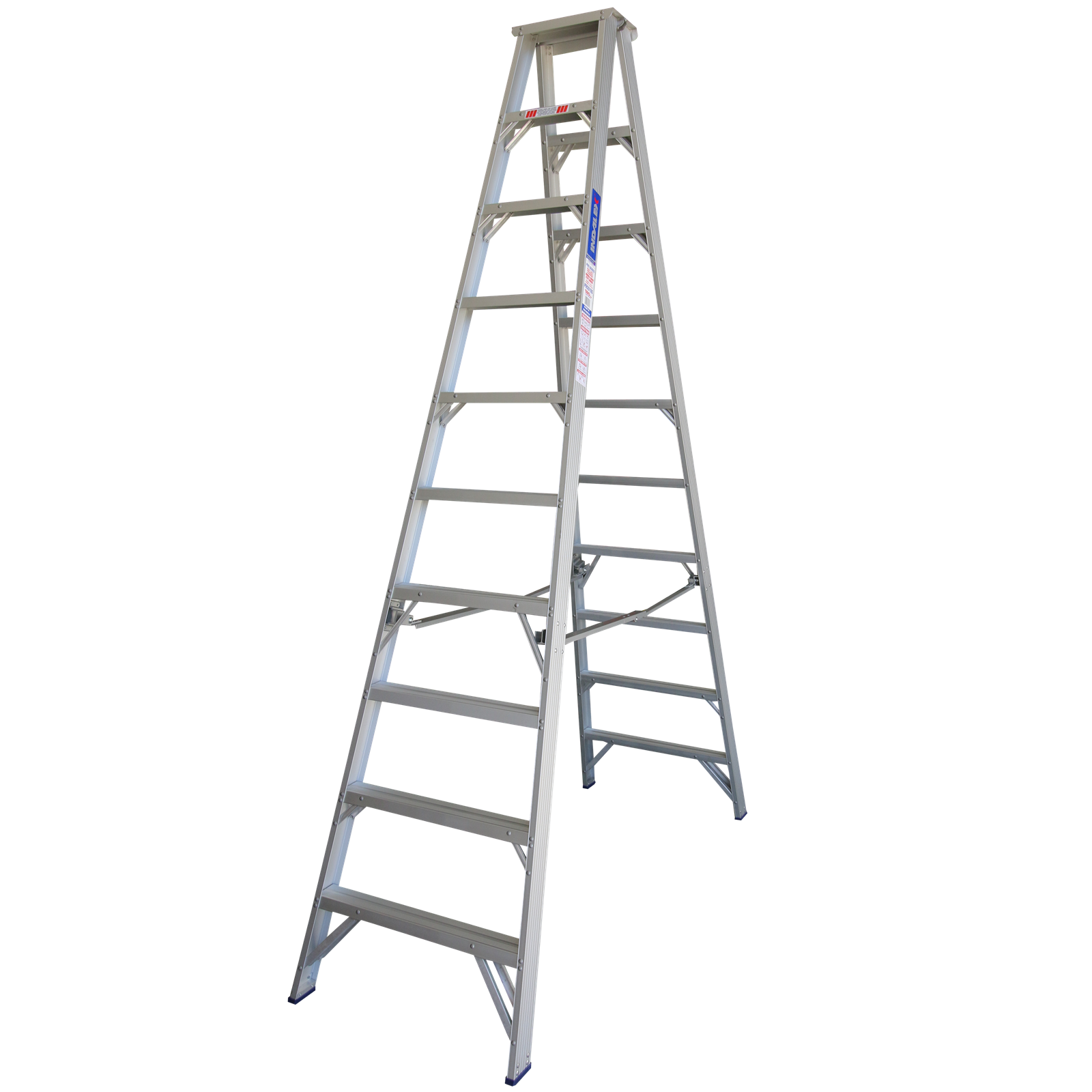 Indalex 2.7m 180kg Aluminium Double Sided Step Ladder Bunnings Australia