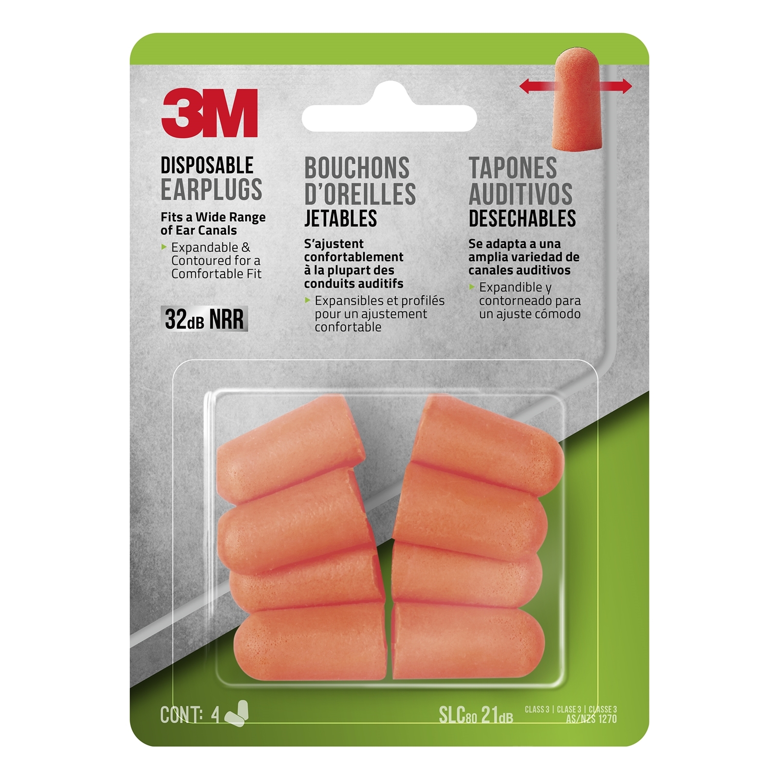 3M Disposable Ear Plugs 4 Pairs Bunnings Australia