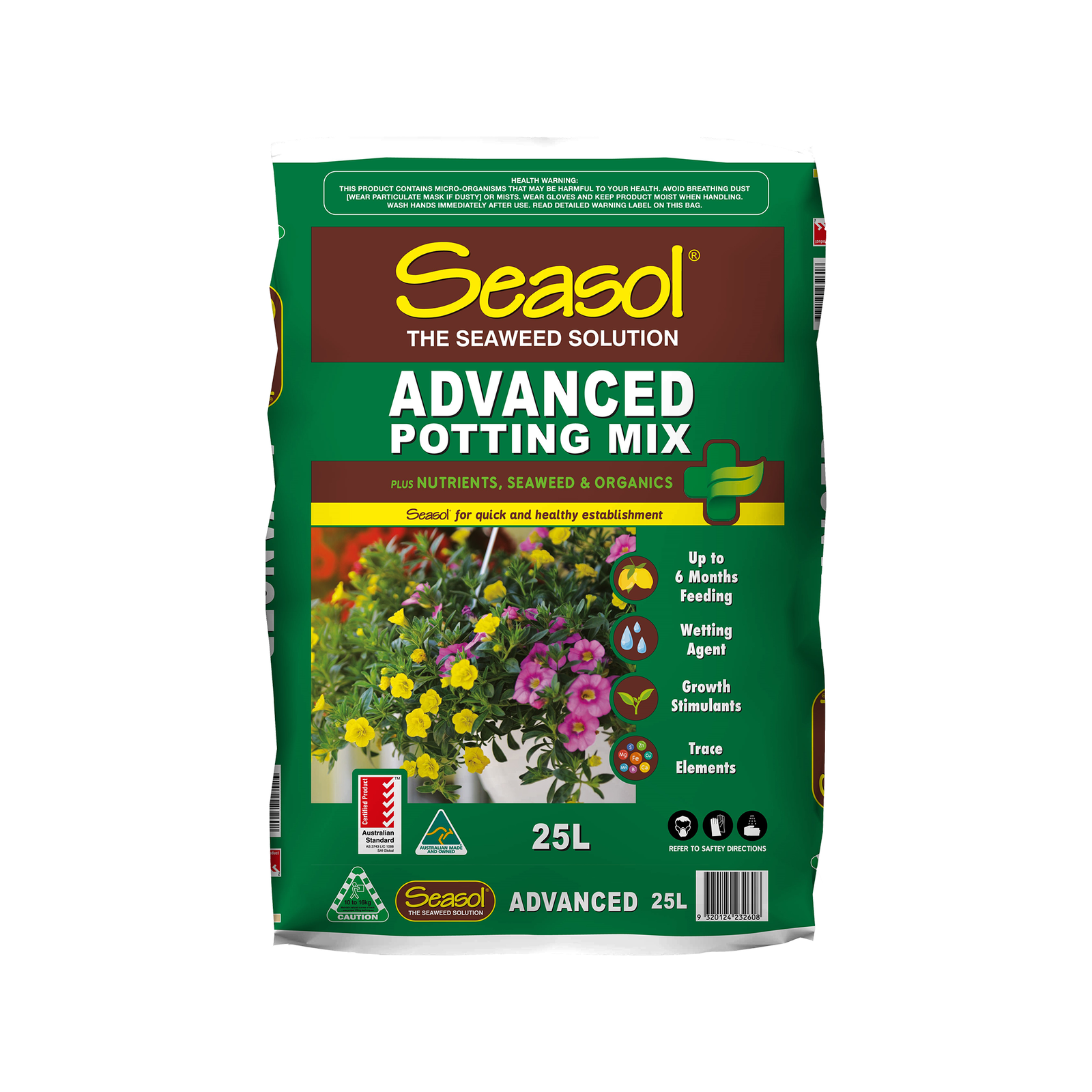 Seasol 25L Advanced Potting Mix Bunnings Australia