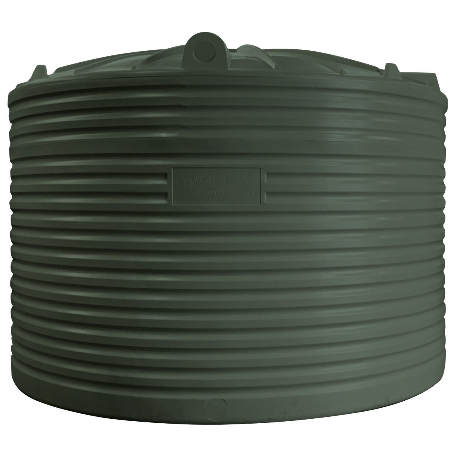 West Coast Poly 27500L Rivergum Round Poly Water Tank Bunnings Australia