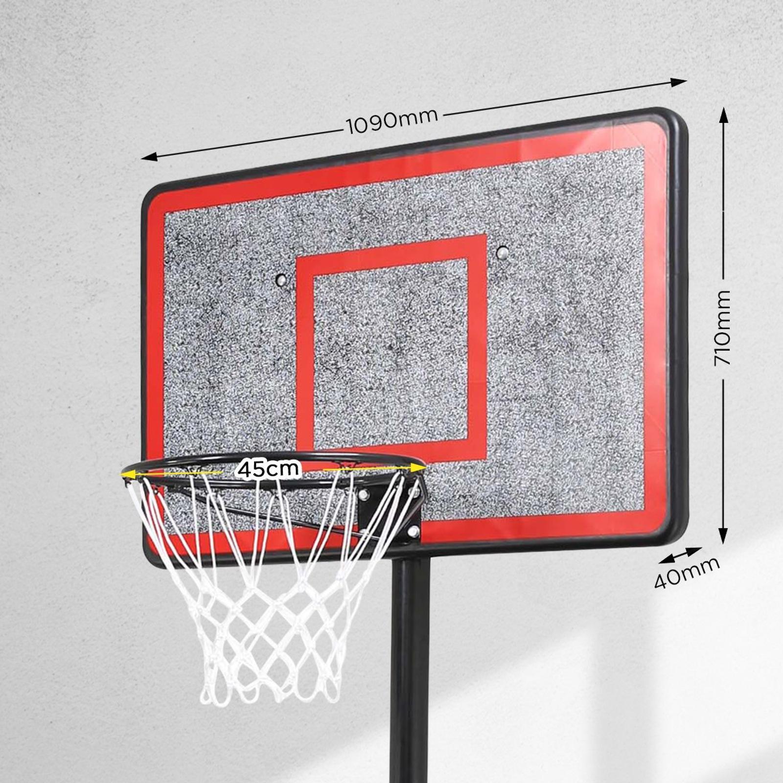 Kahuna HeightAdjustable Basketball Hoop Backboard Portable Stand