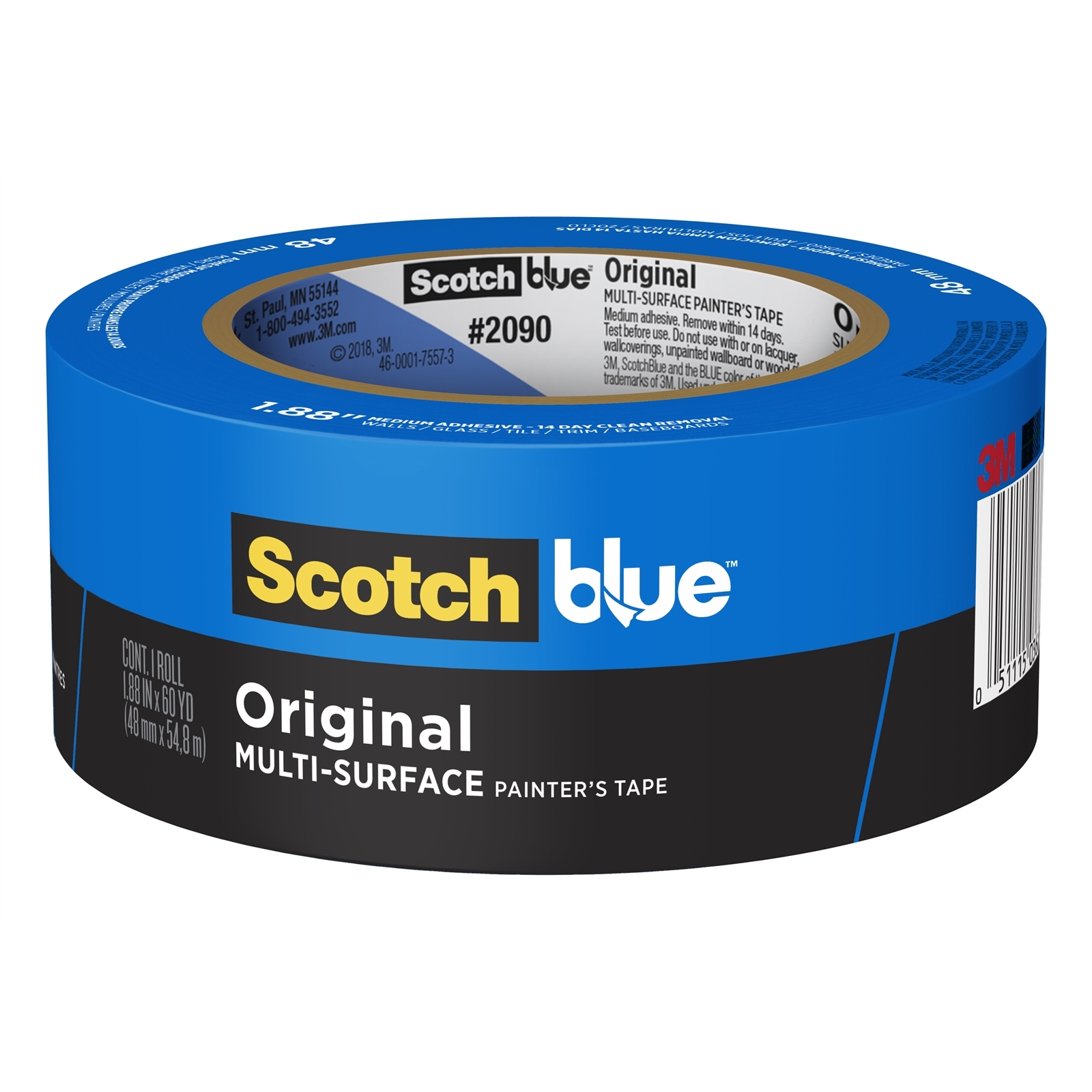 ScotchBlue 48mm x 55m Original Multi-Surface Painter's Masking Tape - Bunnings