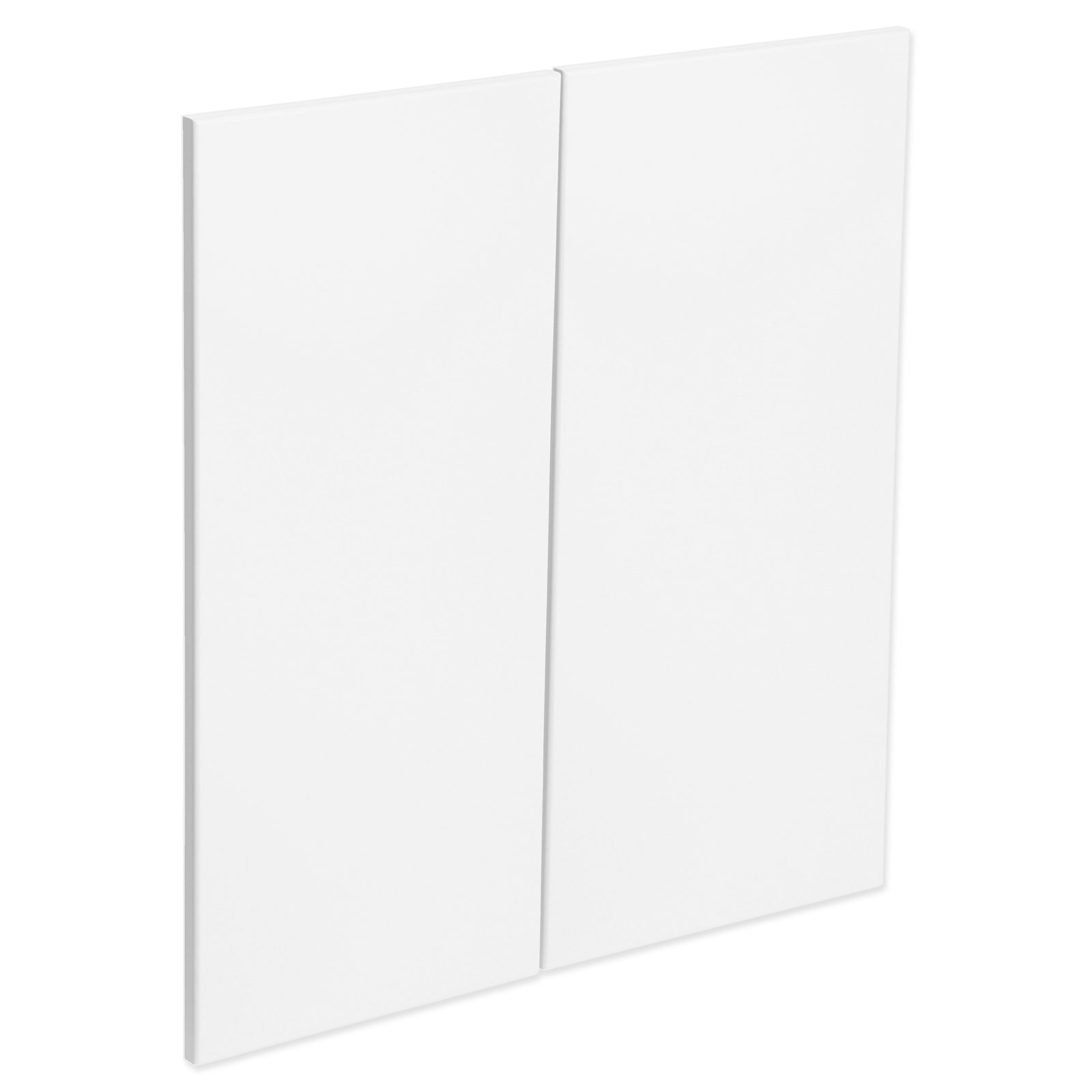 Kaboodle Vanilla Essence Modern Corner Base Doors 2 Pack