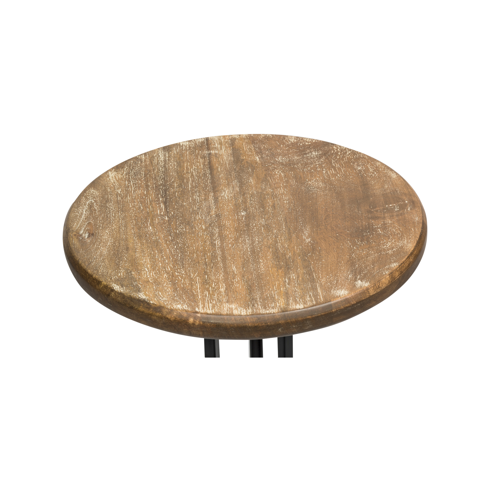 Lirash Swivel Wooden Black Bar Stool Bunnings Australia