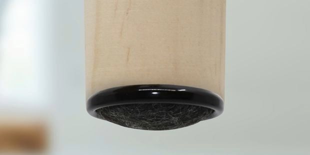 Chair tip in black colour.
