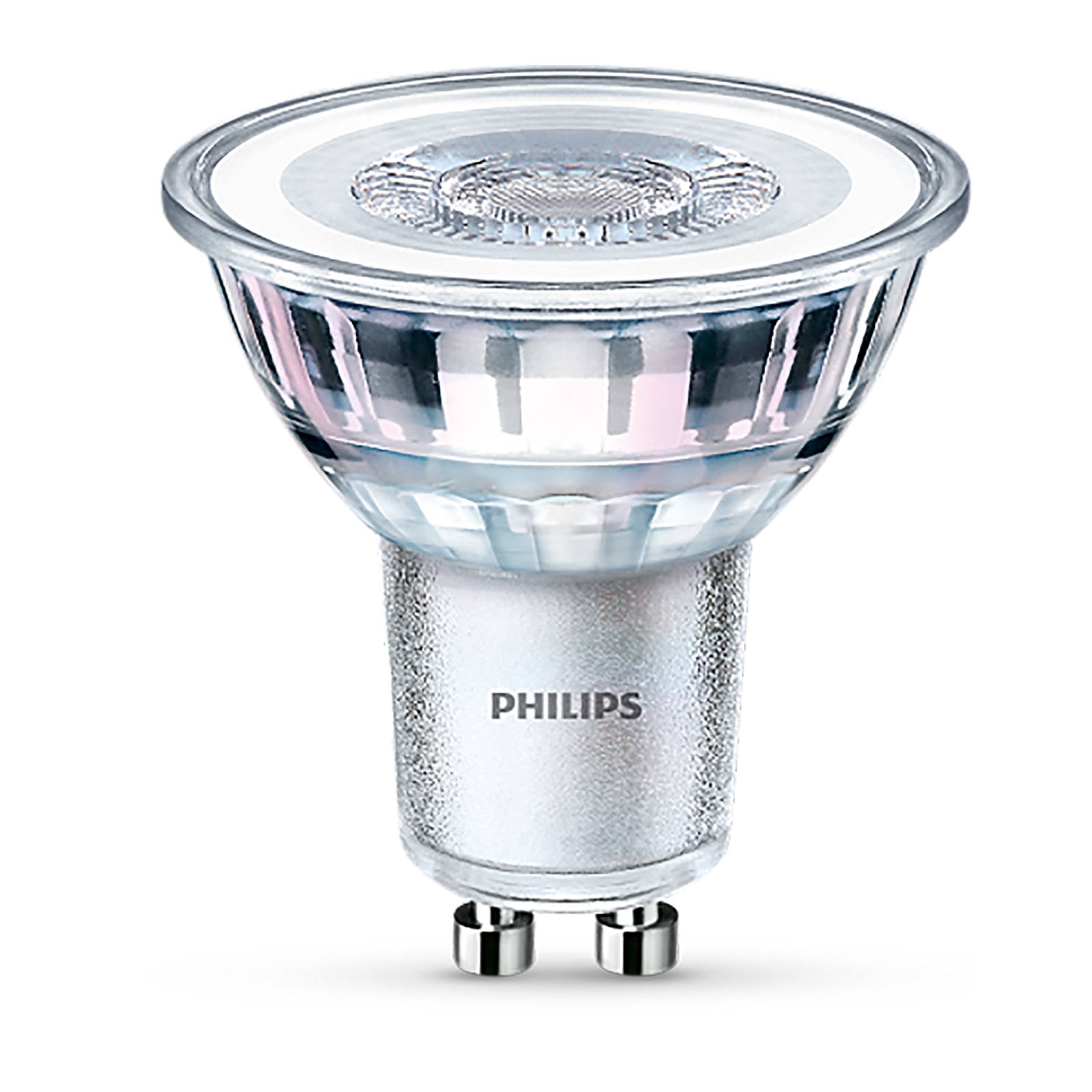 Philips GU10 LED 410Lm Warm White 4.6W Spot - 2 Pack - Bunnings Australia