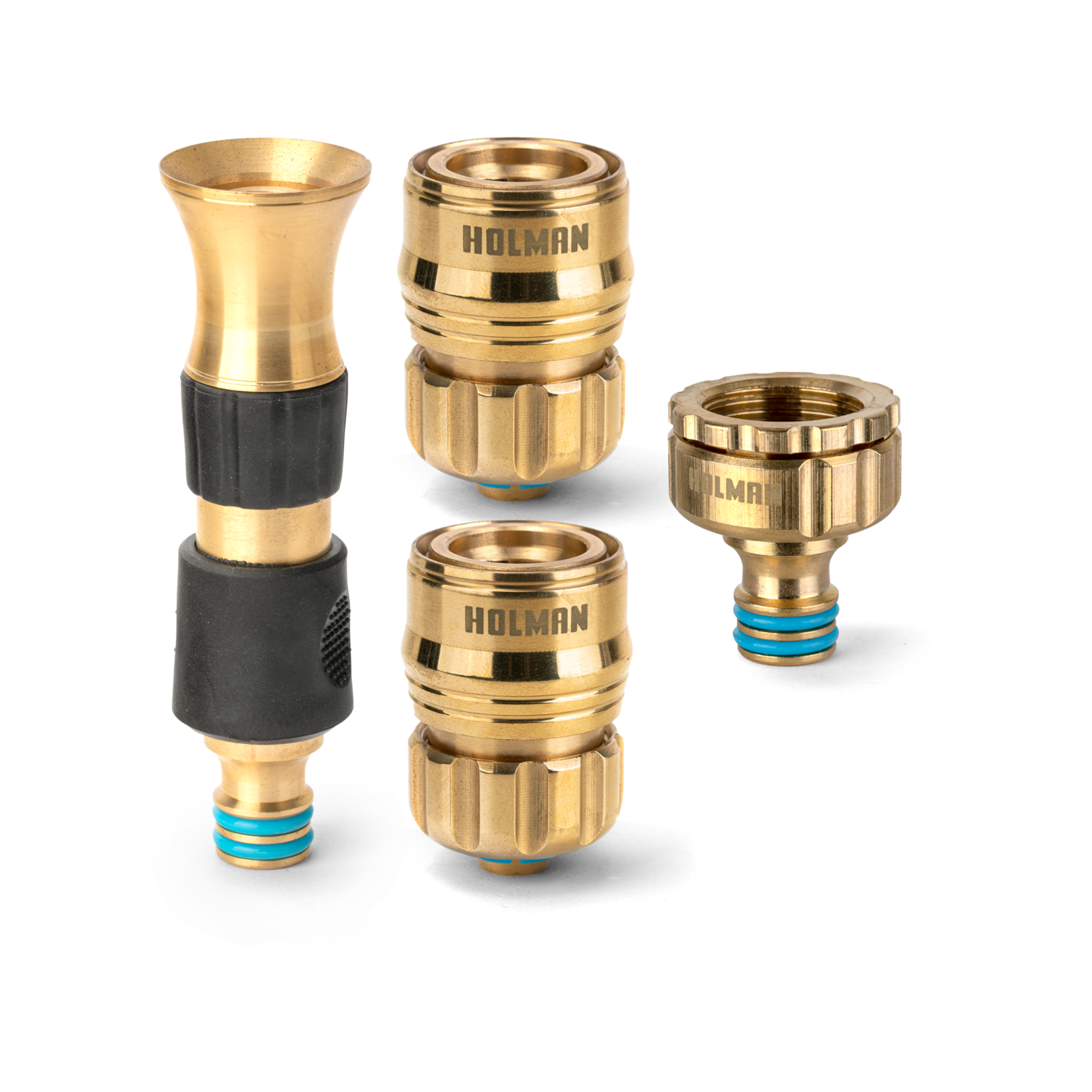 Holman 12mm Brass HiFlow Nozzle and Connector Set Bunnings New Zealand