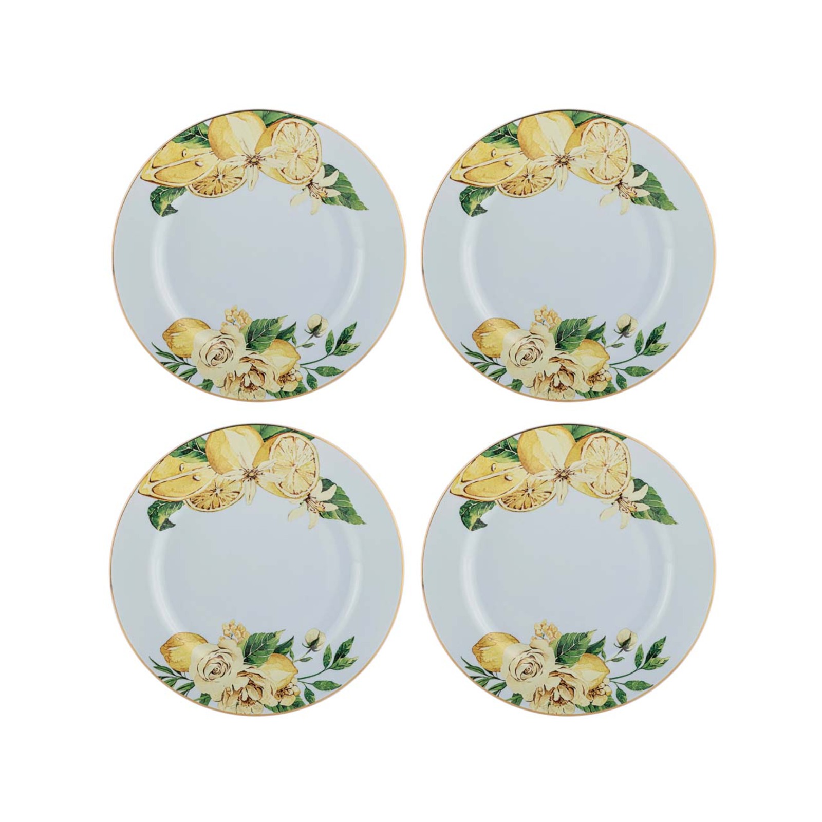 Ashdene Citrus Blooms Set Of 4 Side Plates Bunnings Australia