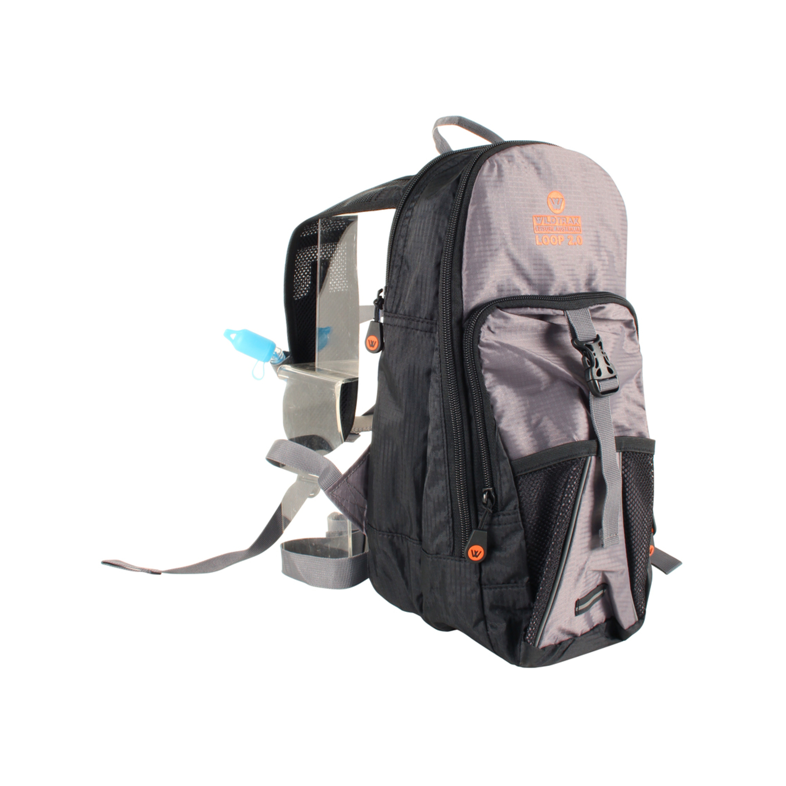 Wildtrak 2L Loop Hydration Pack Camping Drink Storage Grey Bunnings