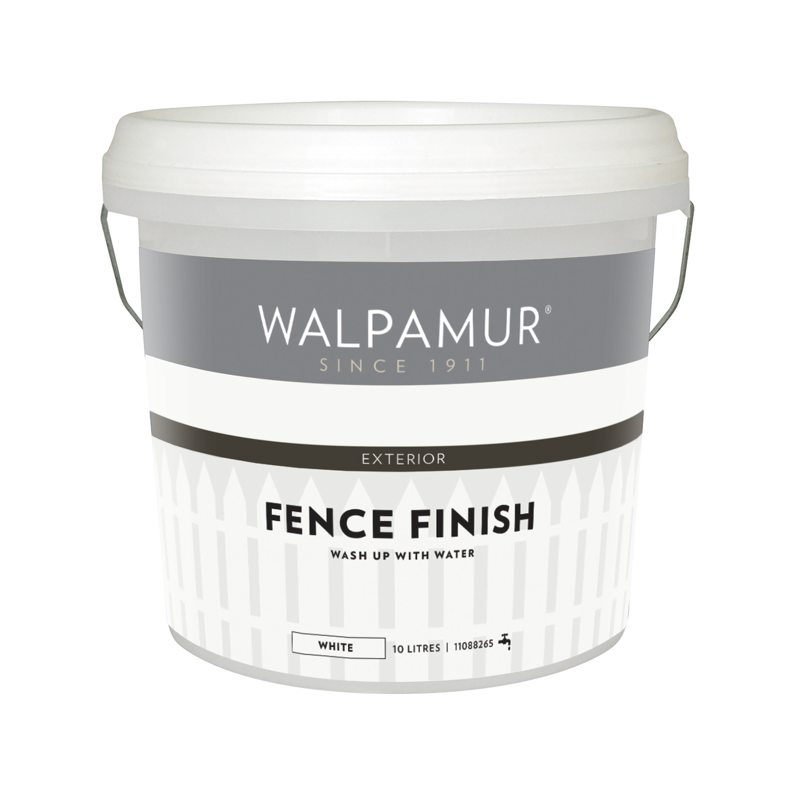 Walpamur 10L White Fence Finish - Bunnings Australia