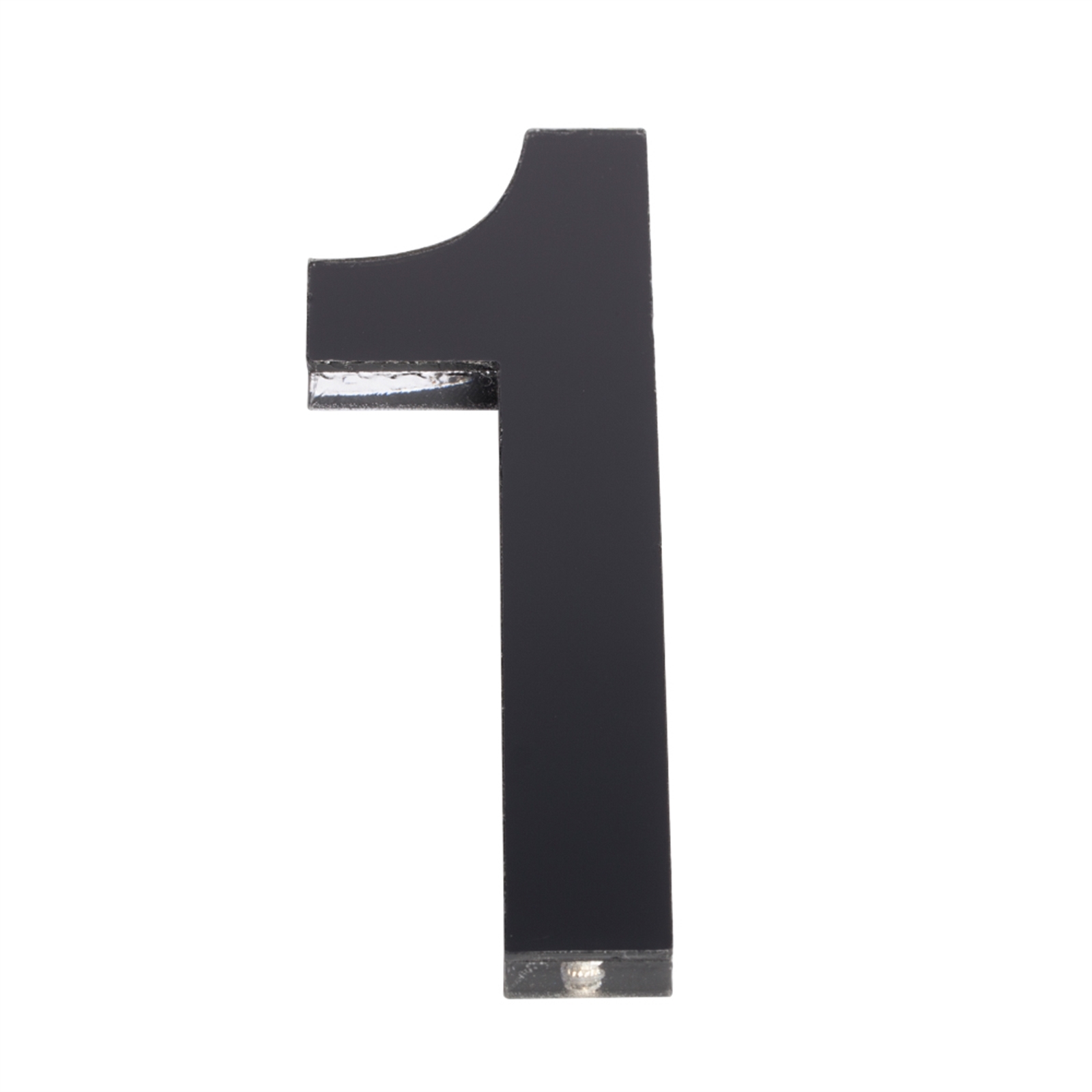 Sandleford 120mm Black Acrylic House Number 1 - Bunnings Australia