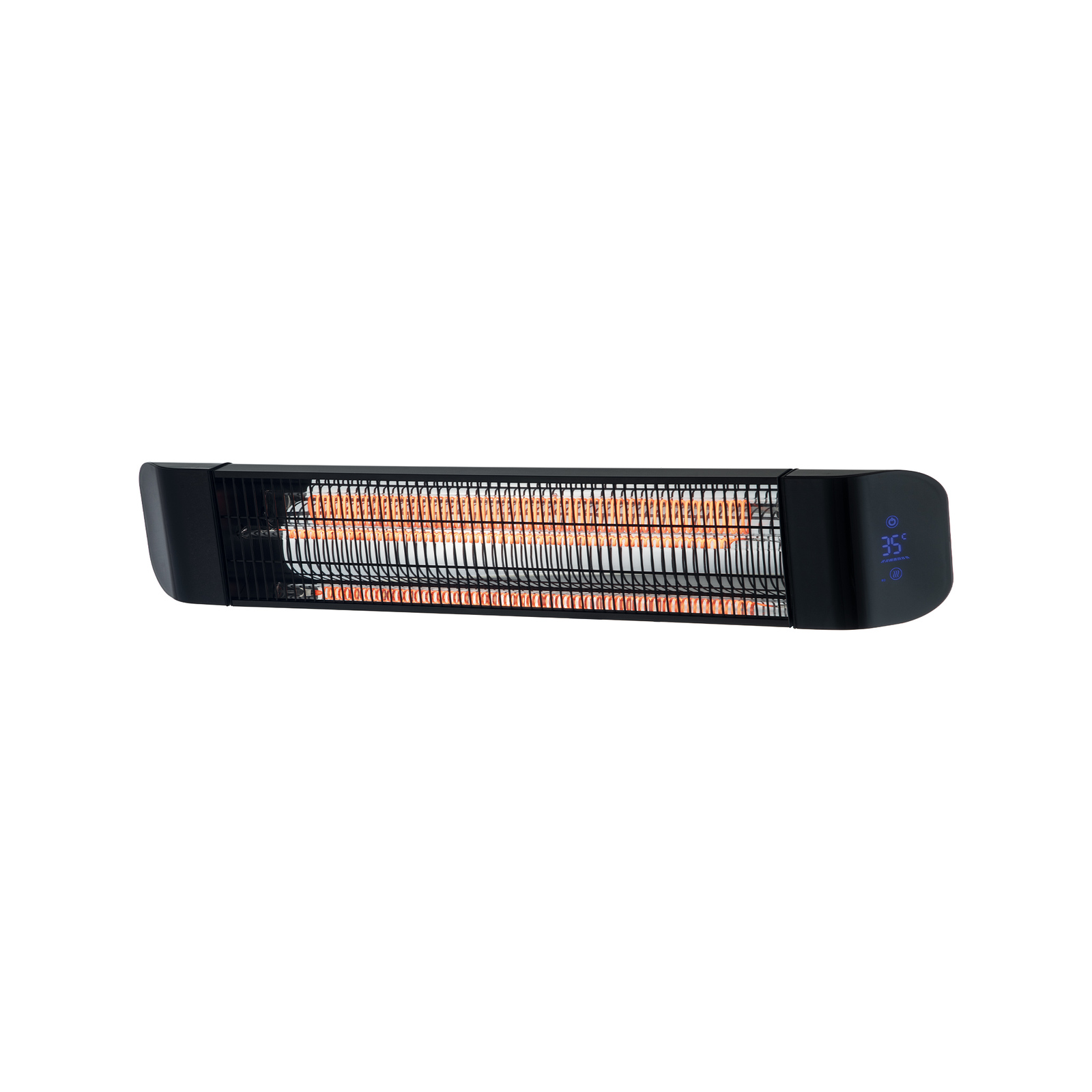 Arlec 2400W Black Instant Infrared Heater - Bunnings Australia