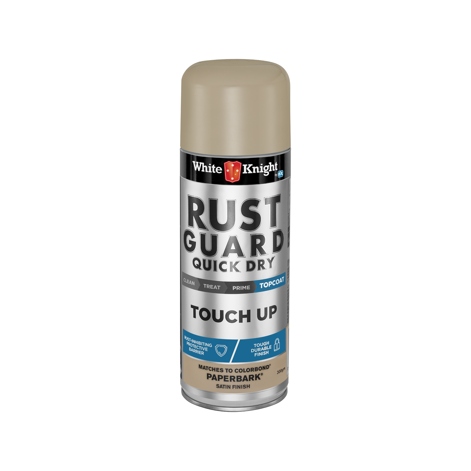 White Knight 300g Paperbark Touch Up Spray Paint - Bunnings Australia