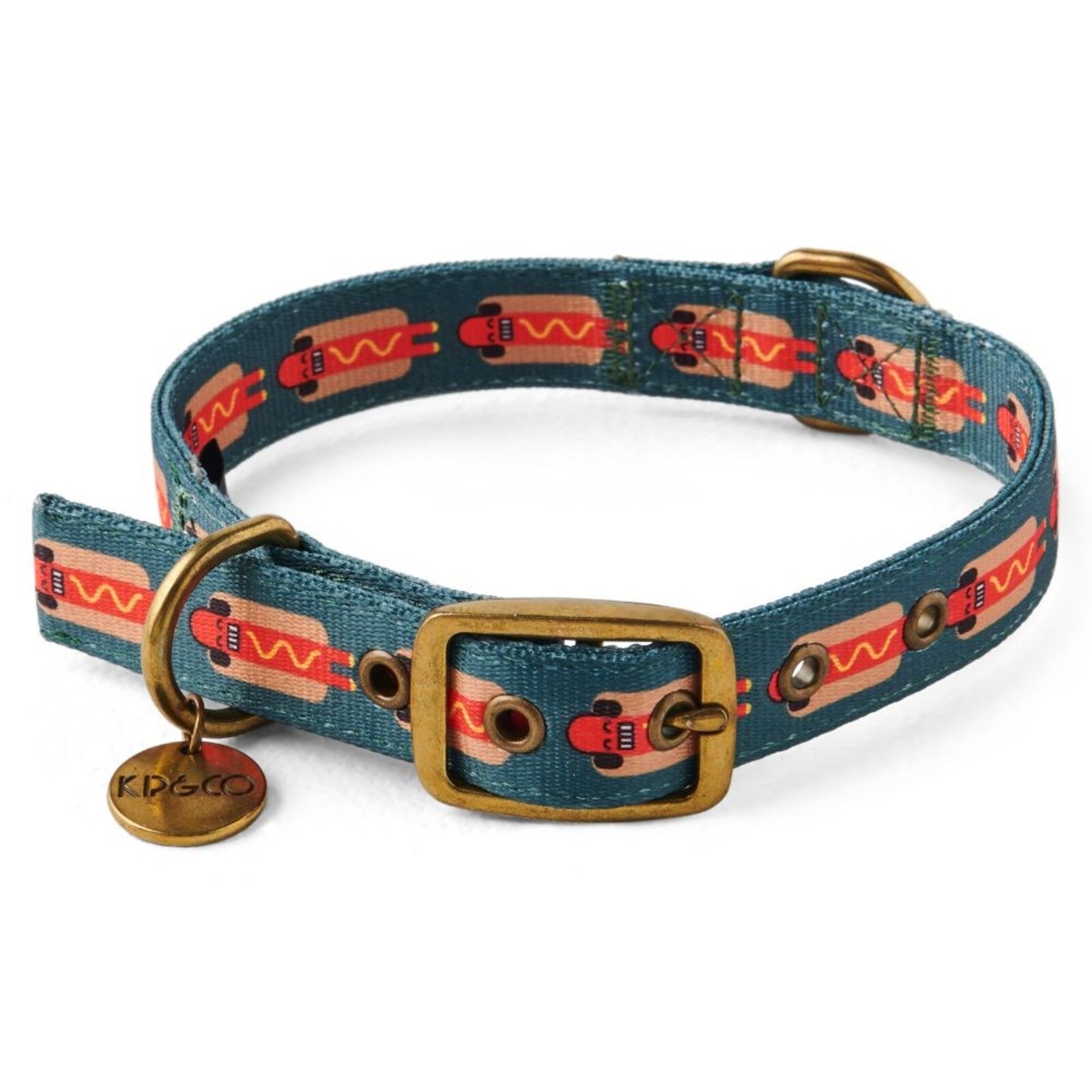 Kip & Co Dog Collar Hot Diggity Dog Large Bunnings Australia