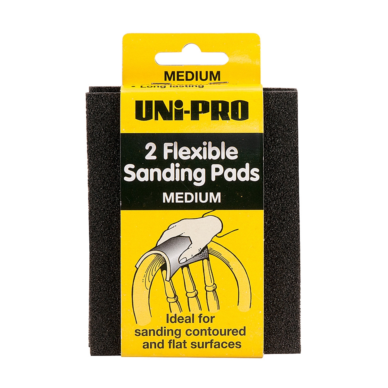 UNiPRO Medium Sanding Pad 2 Pack Bunnings Australia