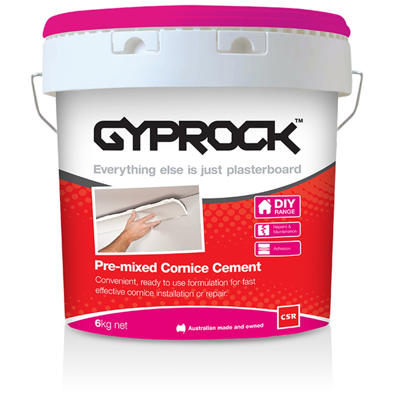 Gyprock CSR 6kg Pre Mixed Cornice Cement - Bunnings Australia