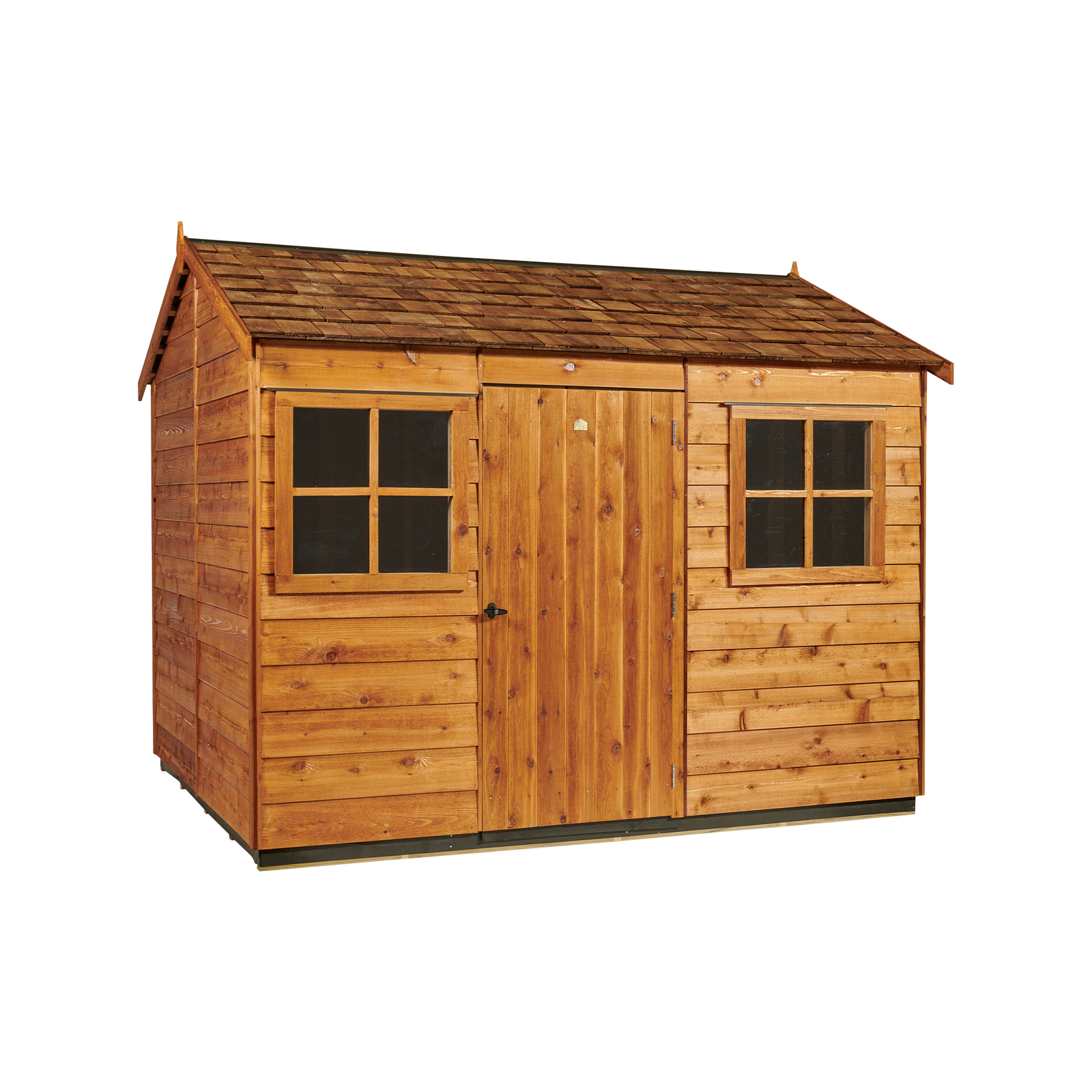 Cedar Shed 3.0m x 2.49m Montrose Shingle Roof Bunnings New Zealand