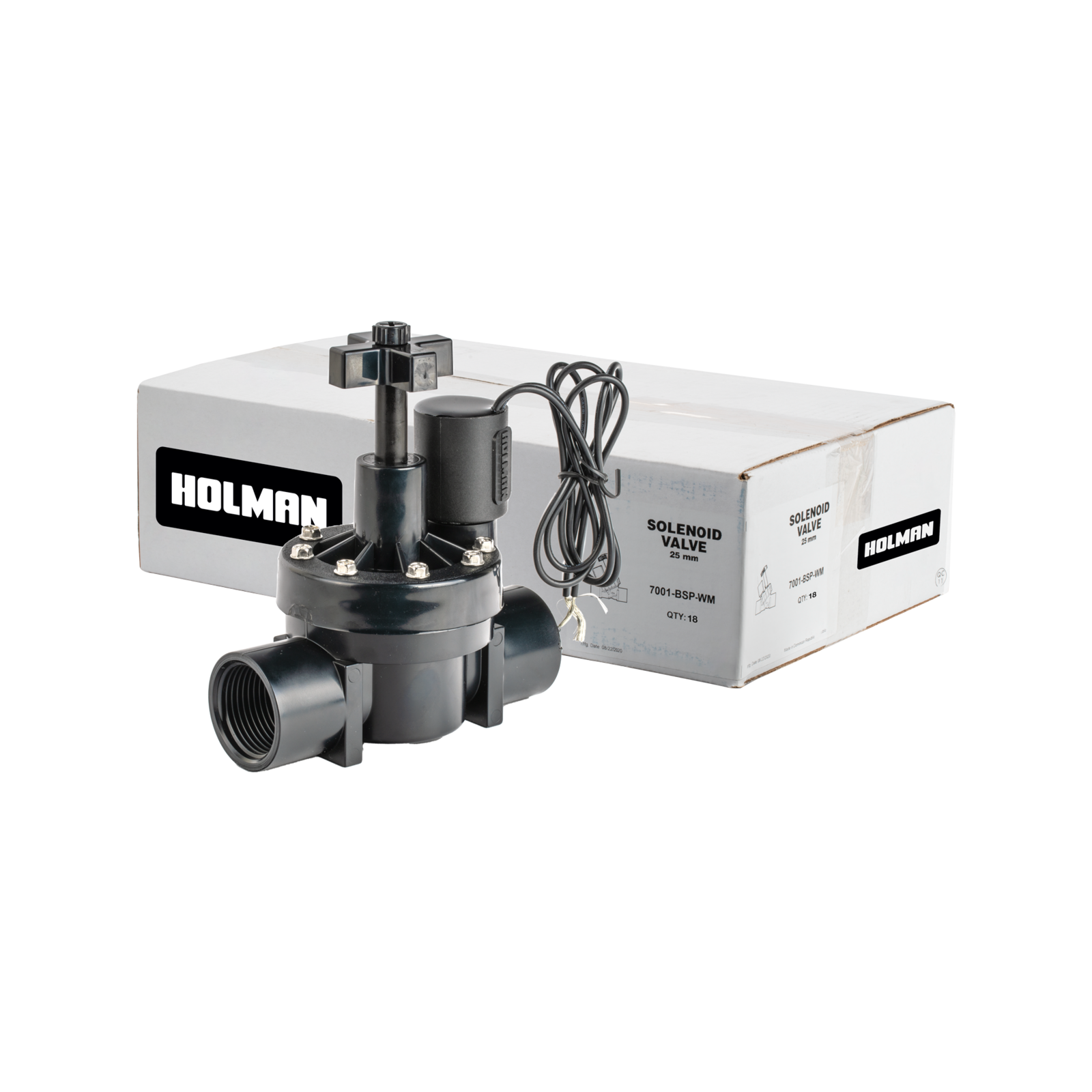 Holman 25mm Solenoid Valve With Flow Control 18 Pack Bunnings Australia