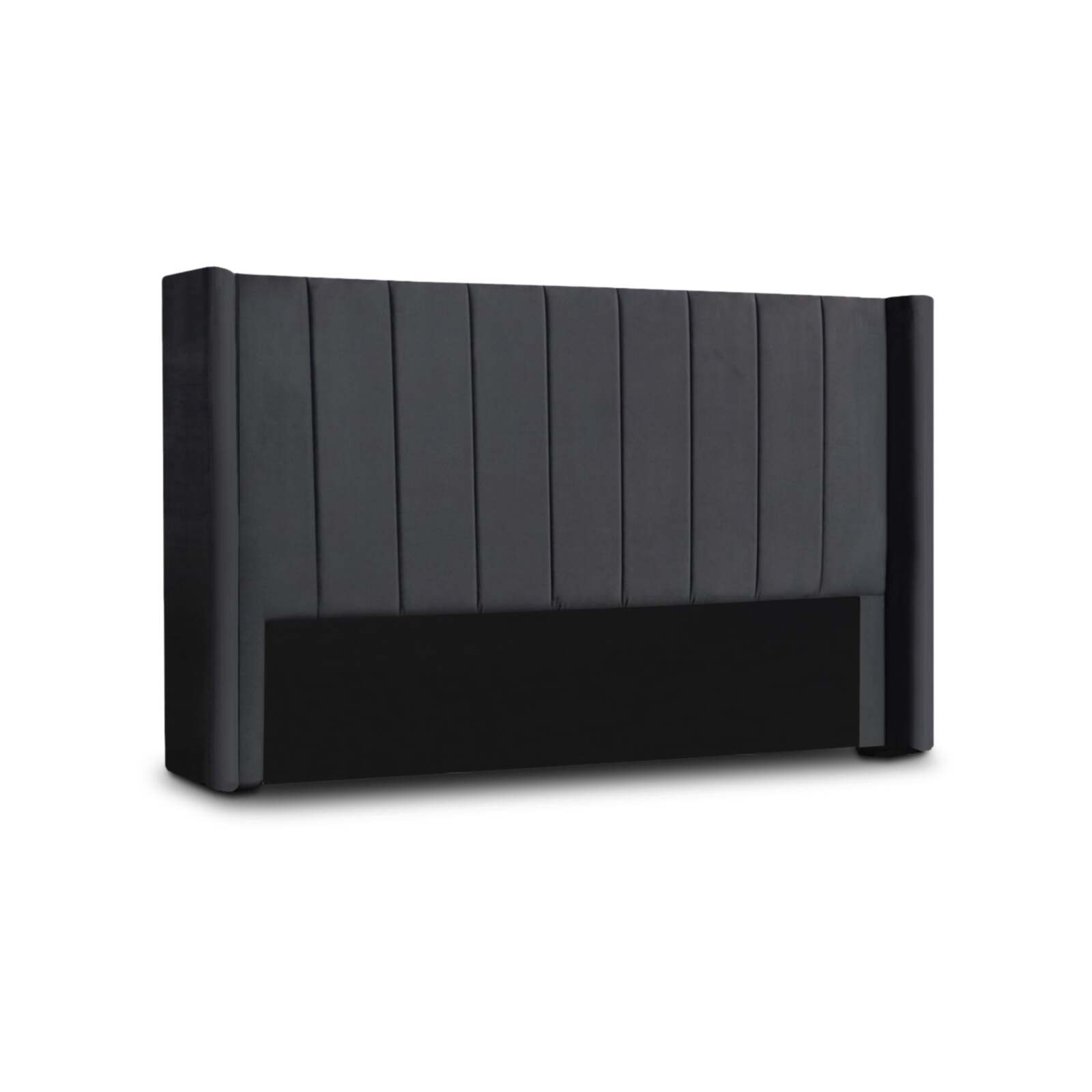 Mayfair Charcoal Velvet Headboard Bed Head Queen Bunnings Australia