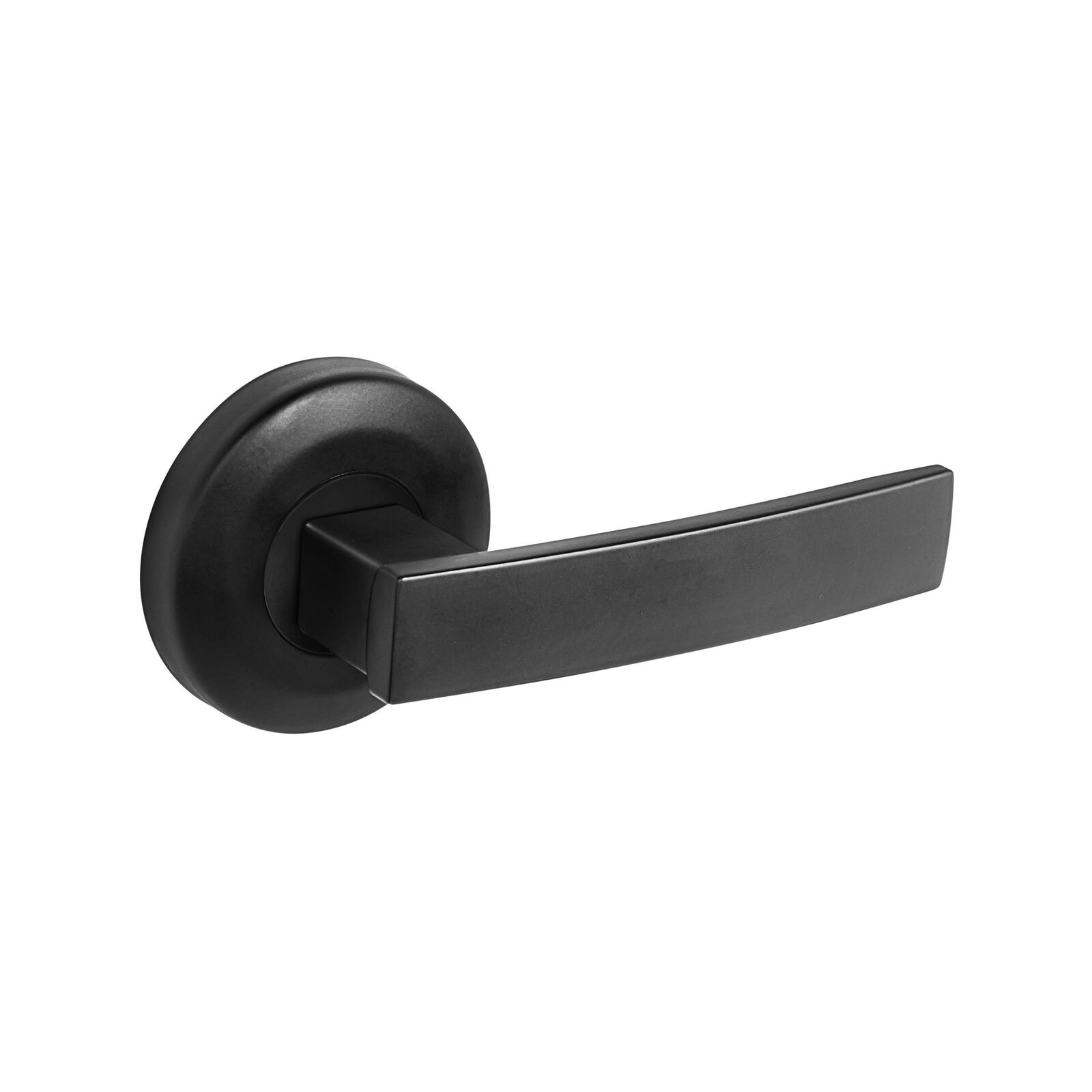 Gainsborough Matt Black Neue Series Angular Passage Leverset Bunnings