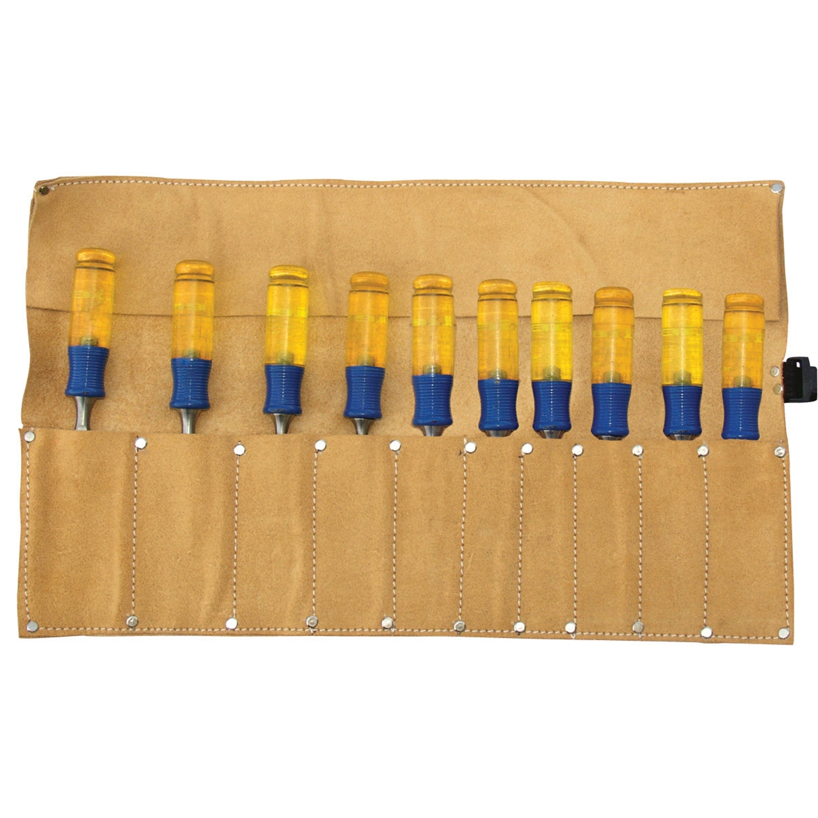 Irwin Marples 10 Pocket Leather Chisel Roll Bunnings Australia