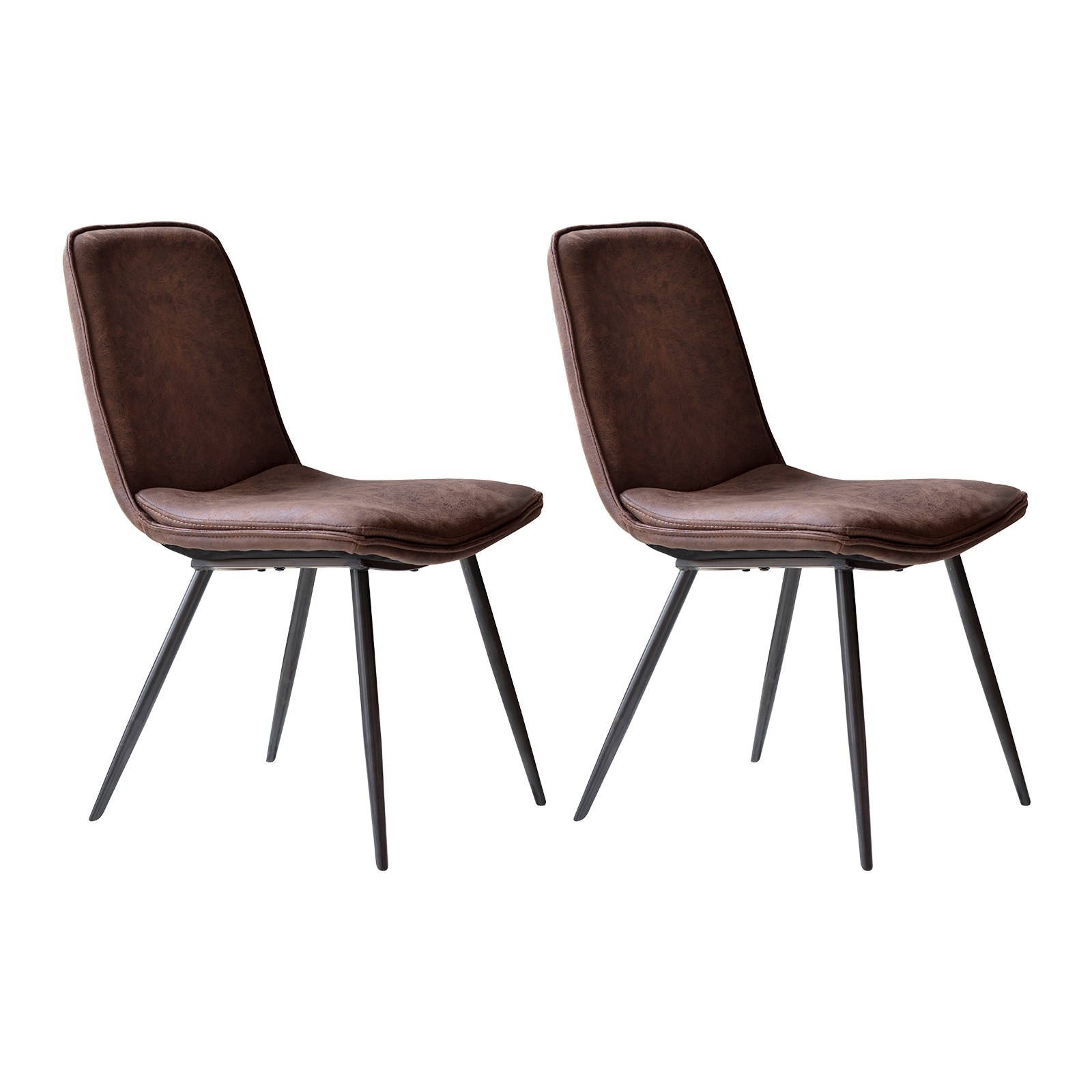 Paddington 2pk Brown Dining Chairs - Bunnings Australia