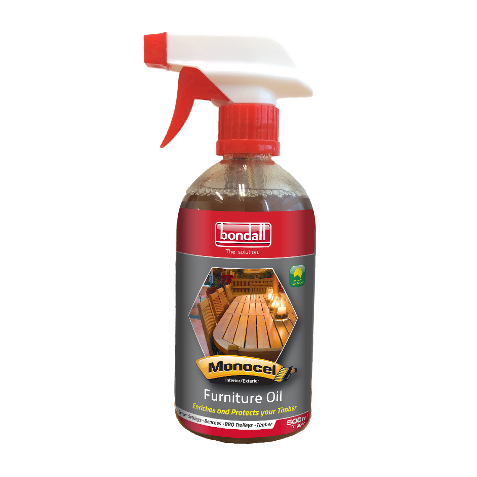 Bondall 500ml Monocel Furniture Oil Trigger Pack Bunnings Australia