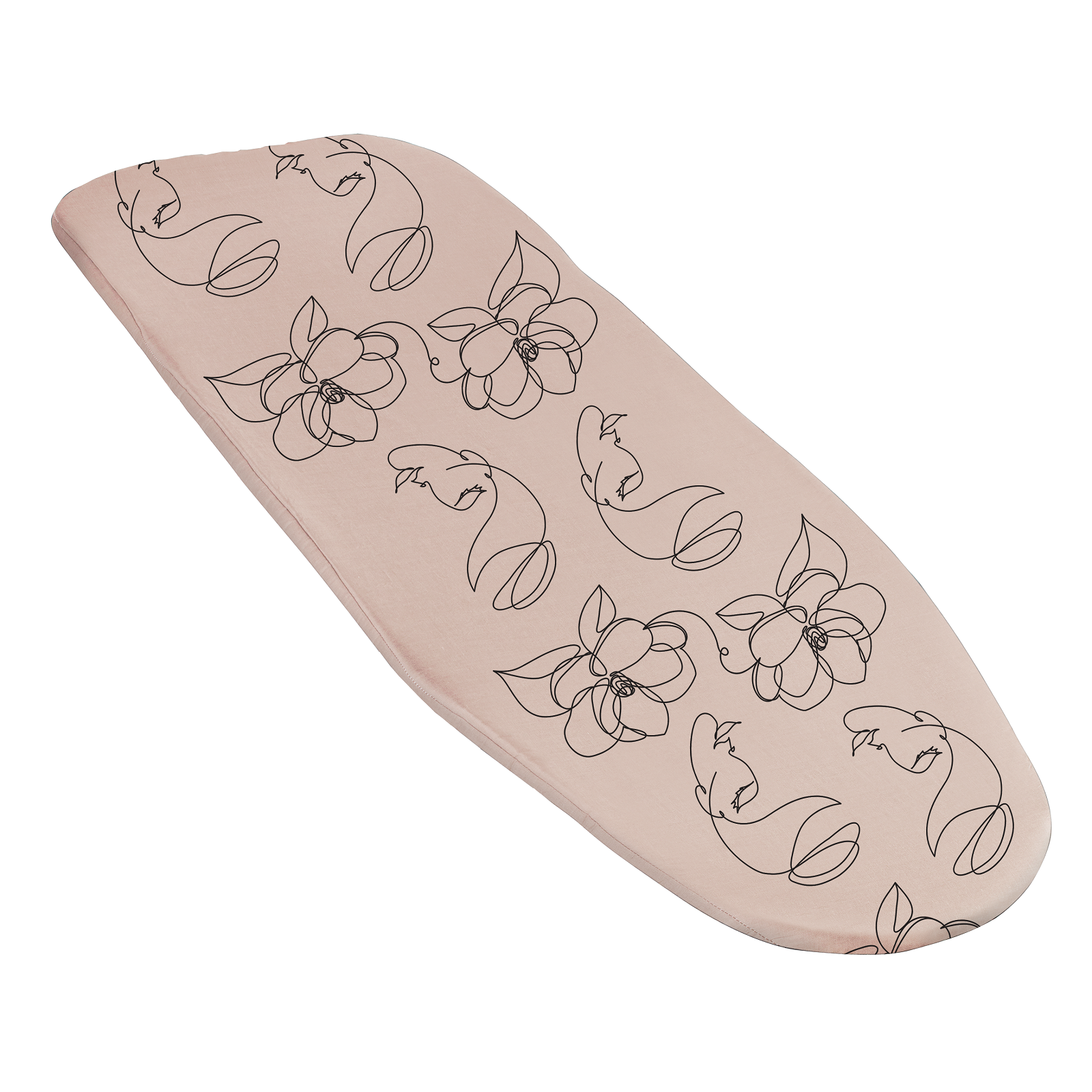 Topdry 140 x 46cm Felt & Foam Geo Design Ironing Board Cover Bunnings