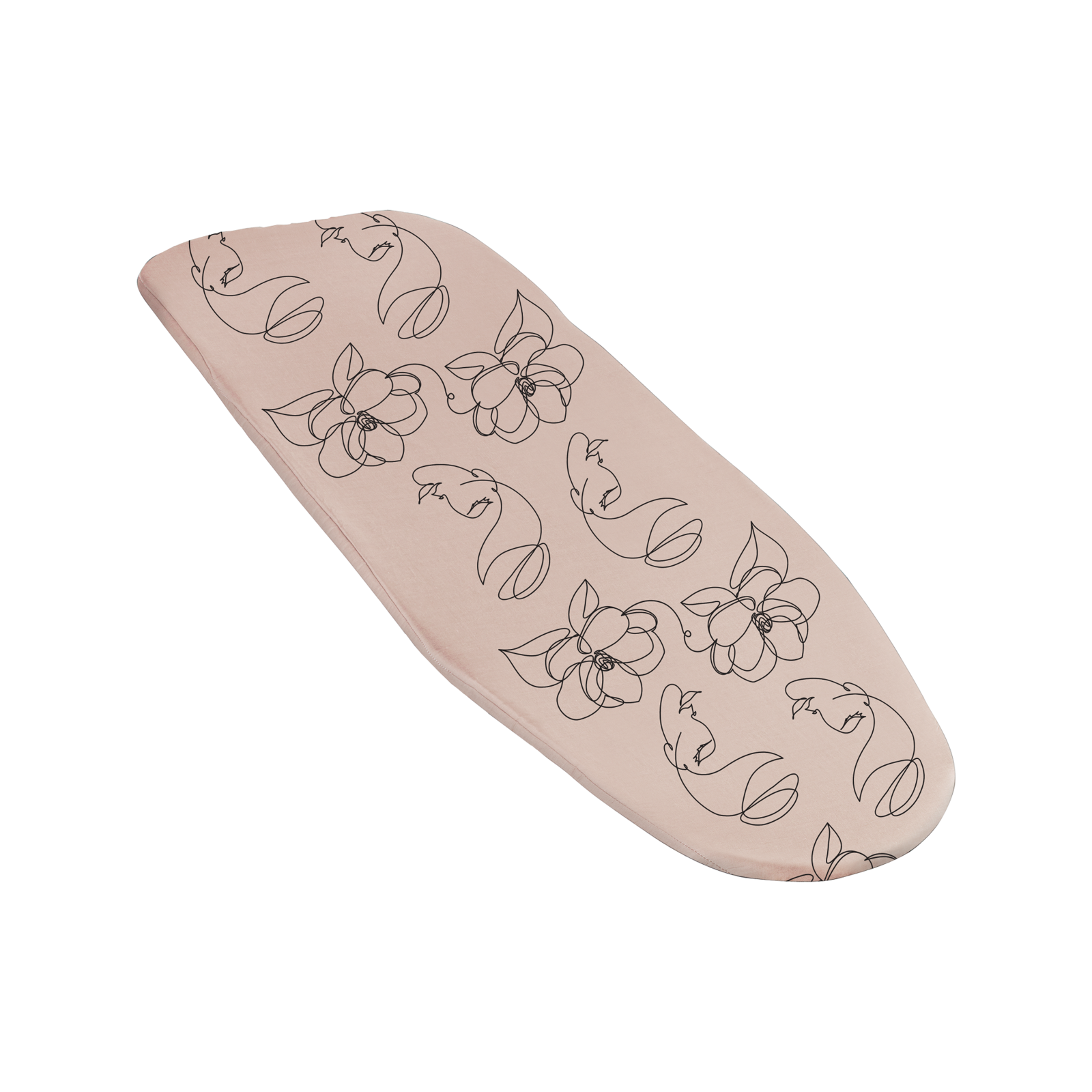 Topdry 140 x 46cm Felt And Foam Geo Design Ironing Board Cover