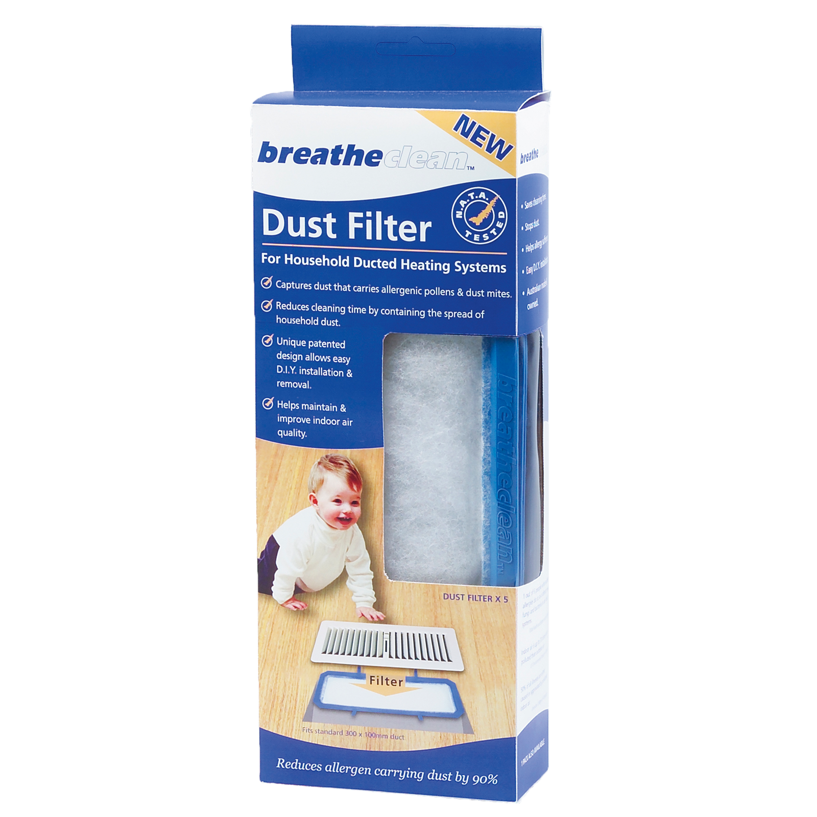 Breatheclean Floor Dust Filter 5 Pack Bunnings Australia